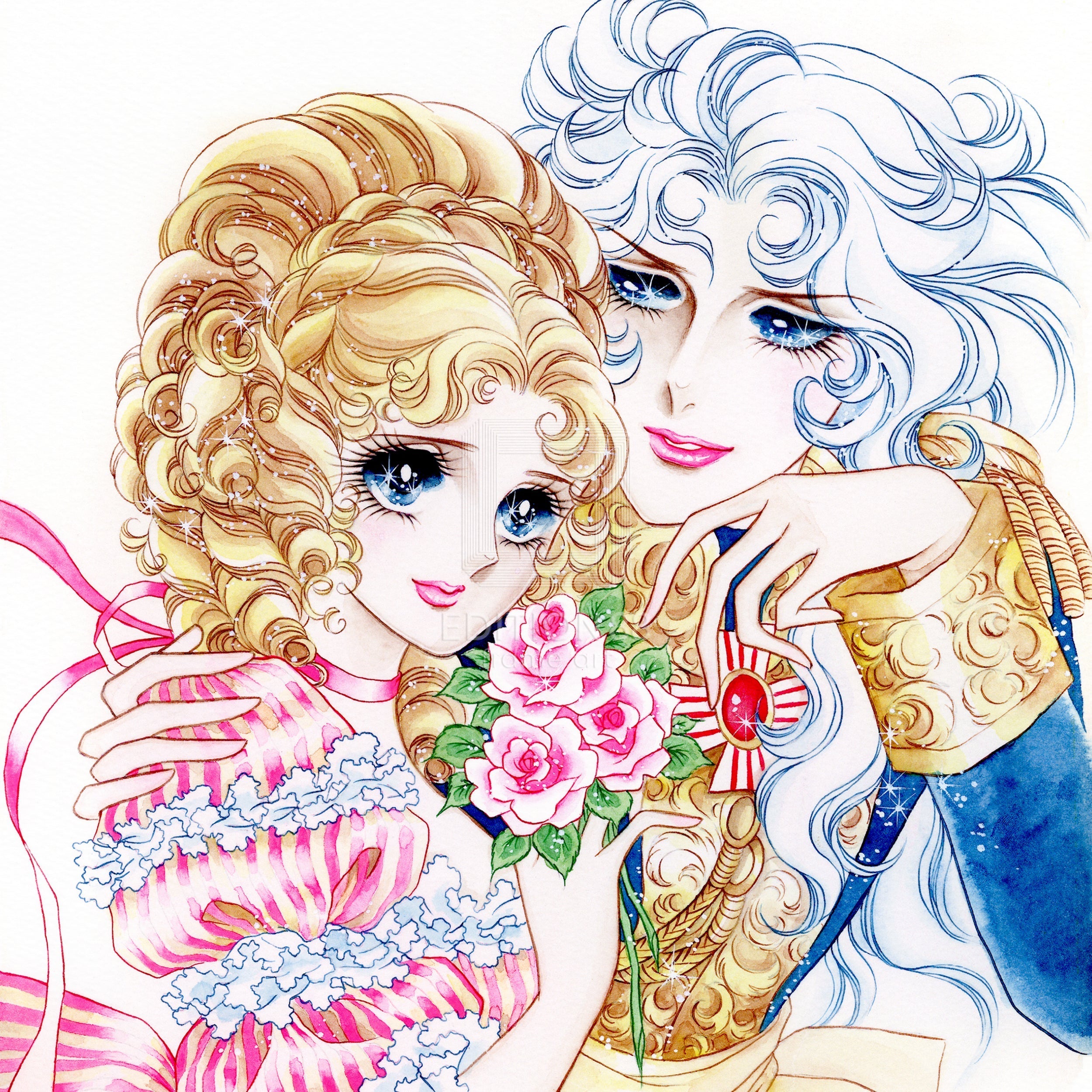 「ベルサイユのばら」版画13 / 池田理代子(直筆サイン入り / 限定180枚) 版画 Edition88