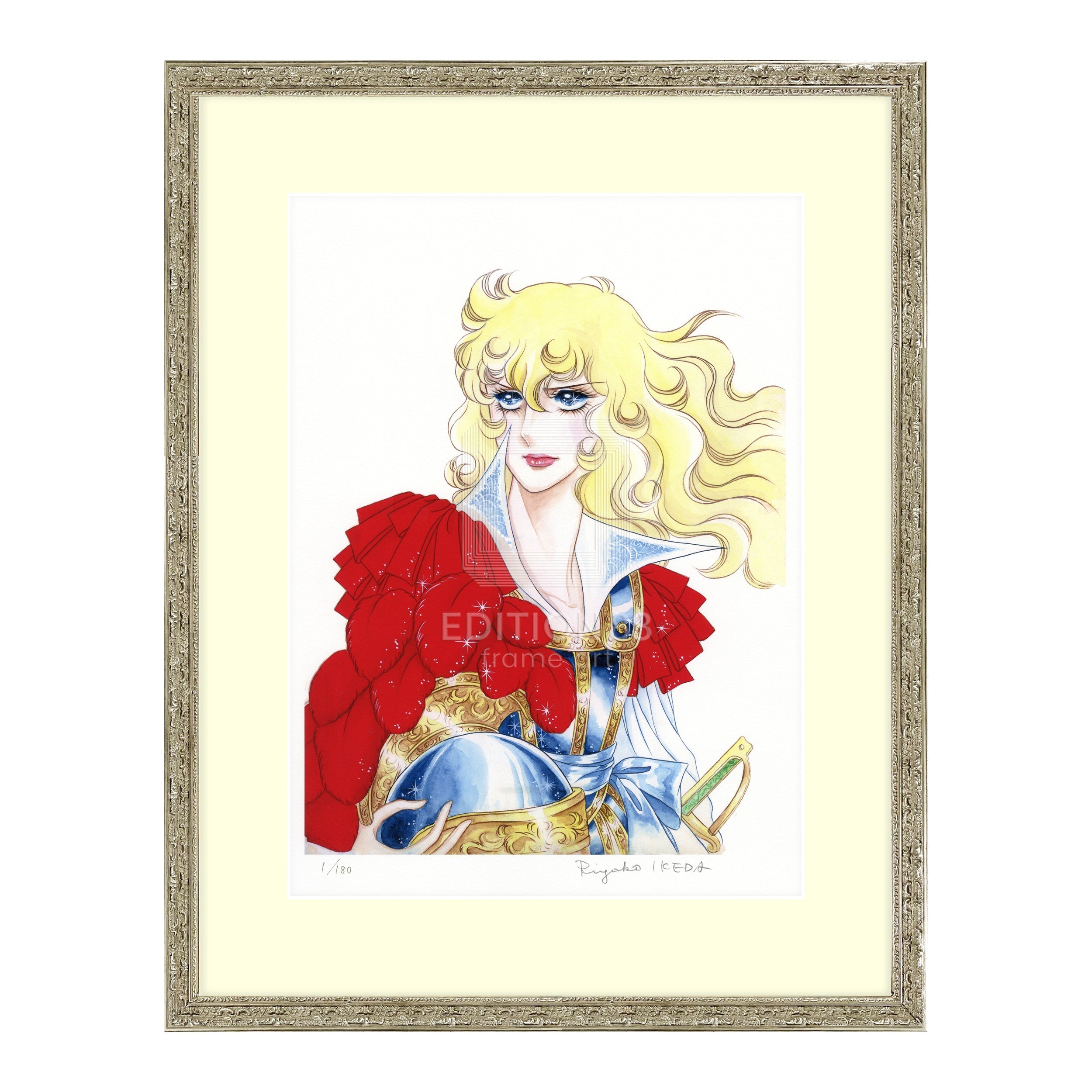 「ベルサイユのばら」版画14 / 池田理代子(直筆サイン入り / 限定180枚) 版画 Edition88