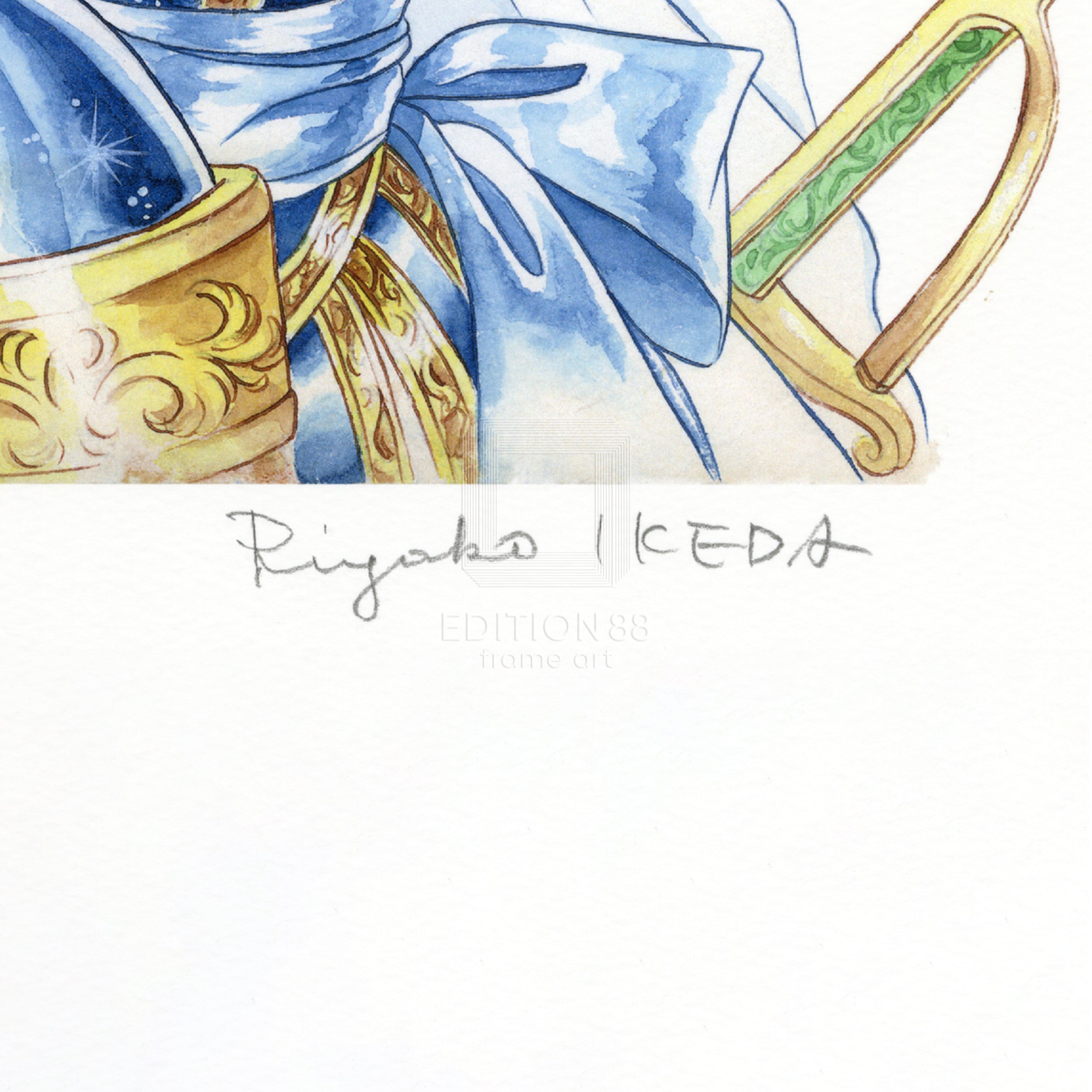 「ベルサイユのばら」版画14 / 池田理代子(直筆サイン入り / 限定180枚) 版画 Edition88