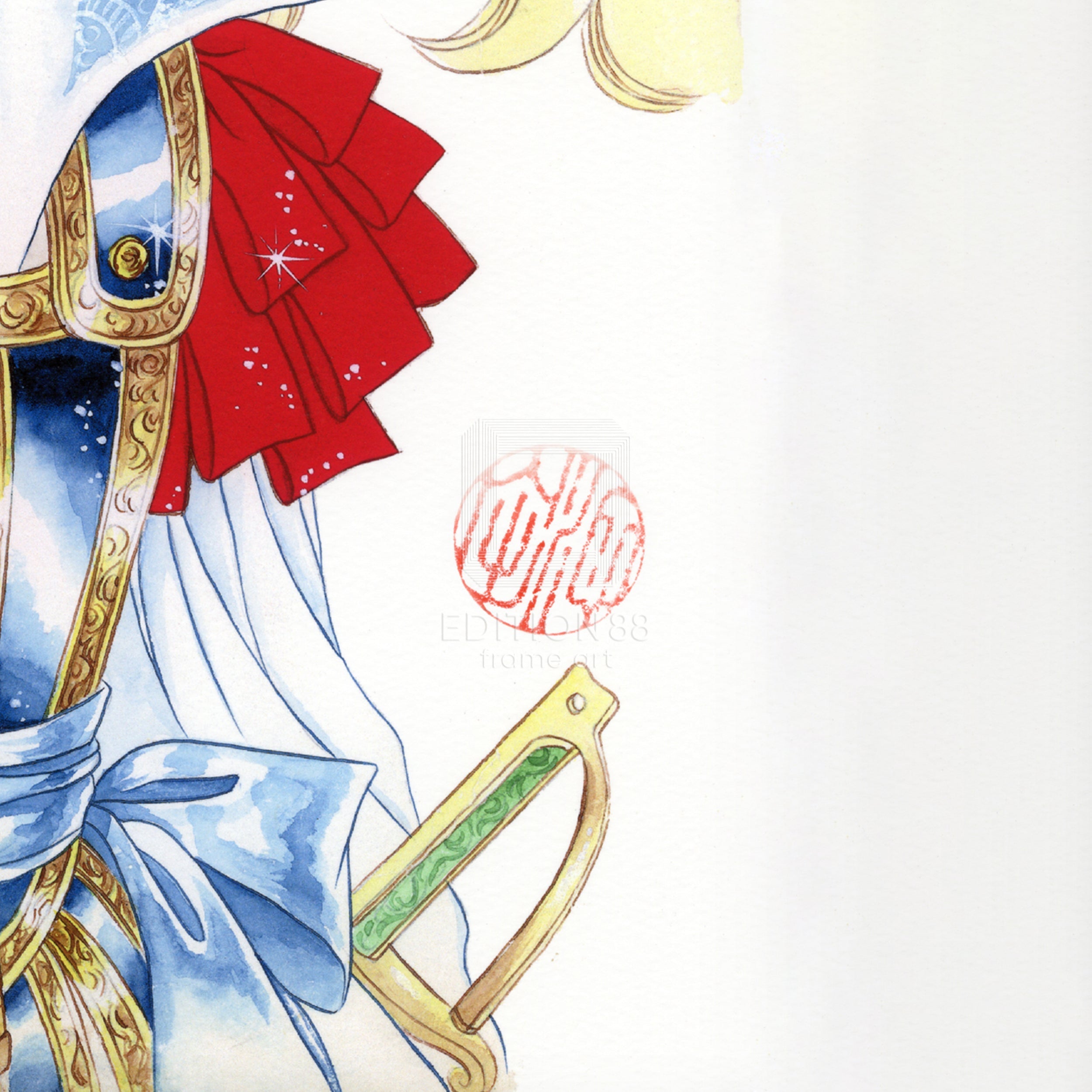 「ベルサイユのばら」版画14 / 池田理代子(落款入り / 限定180枚) 版画 Edition88