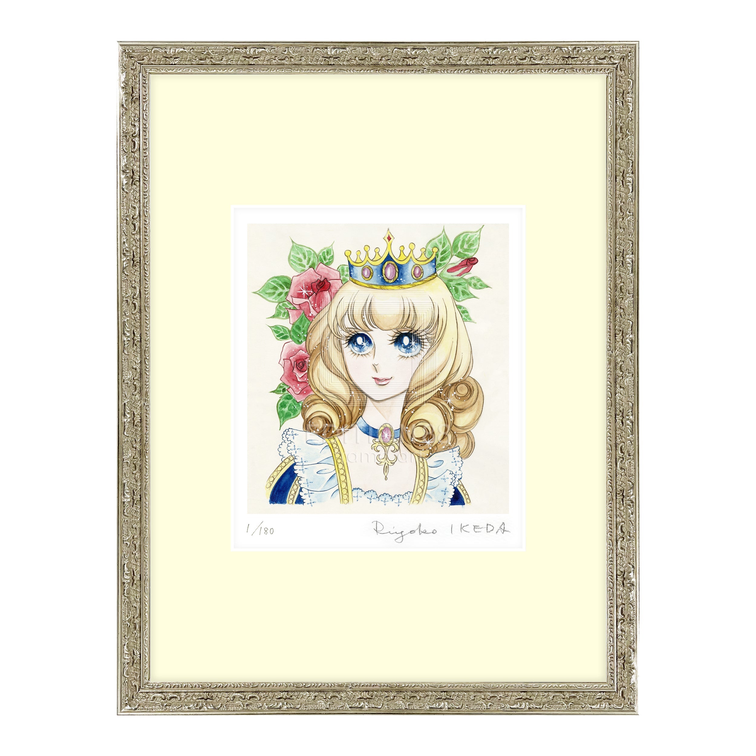 「ベルサイユのばら」版画17 / 池田理代子(直筆サイン入り / 限定180枚) 版画 Edition88