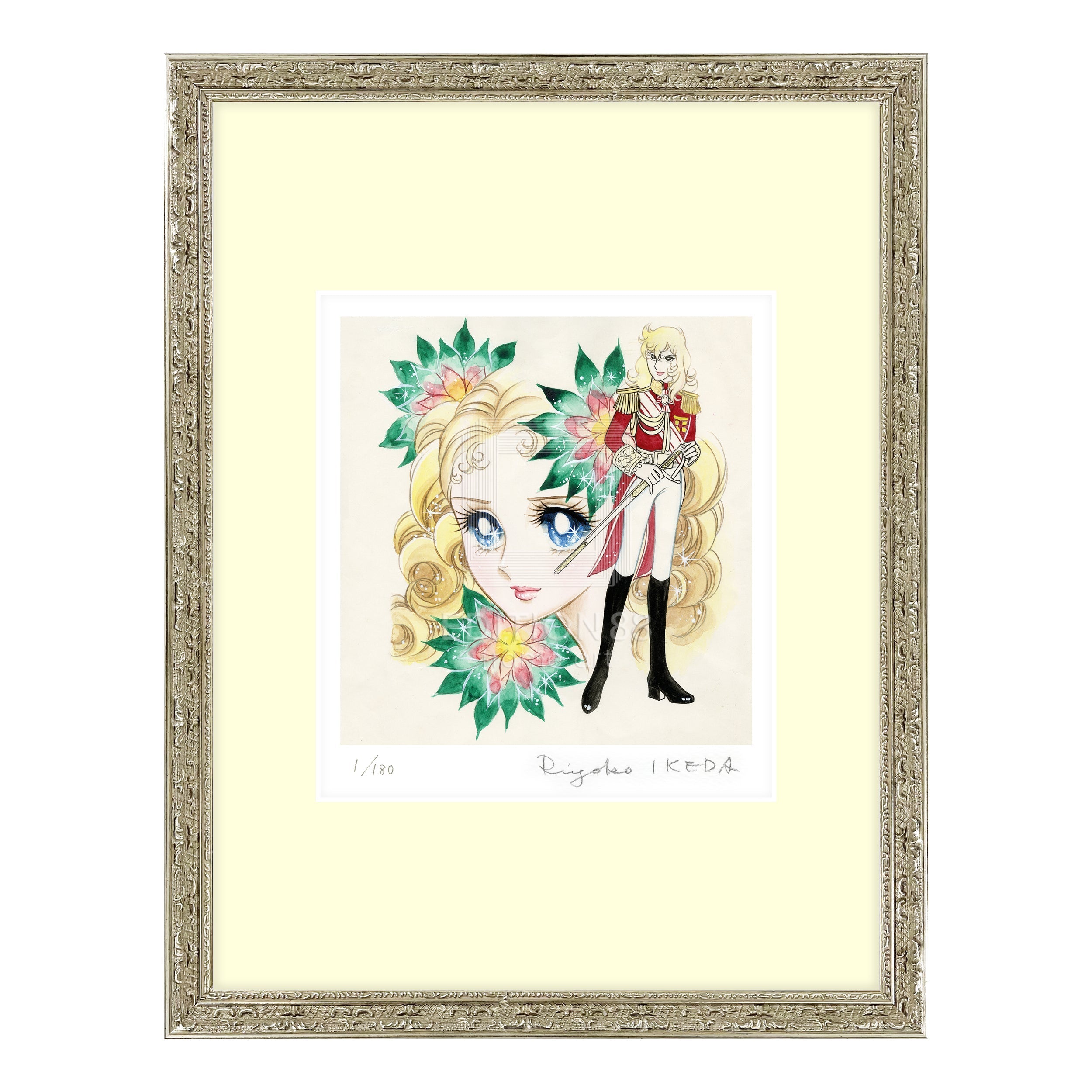 「ベルサイユのばら」版画18 / 池田理代子(直筆サイン入り / 限定180枚) 版画 Edition88