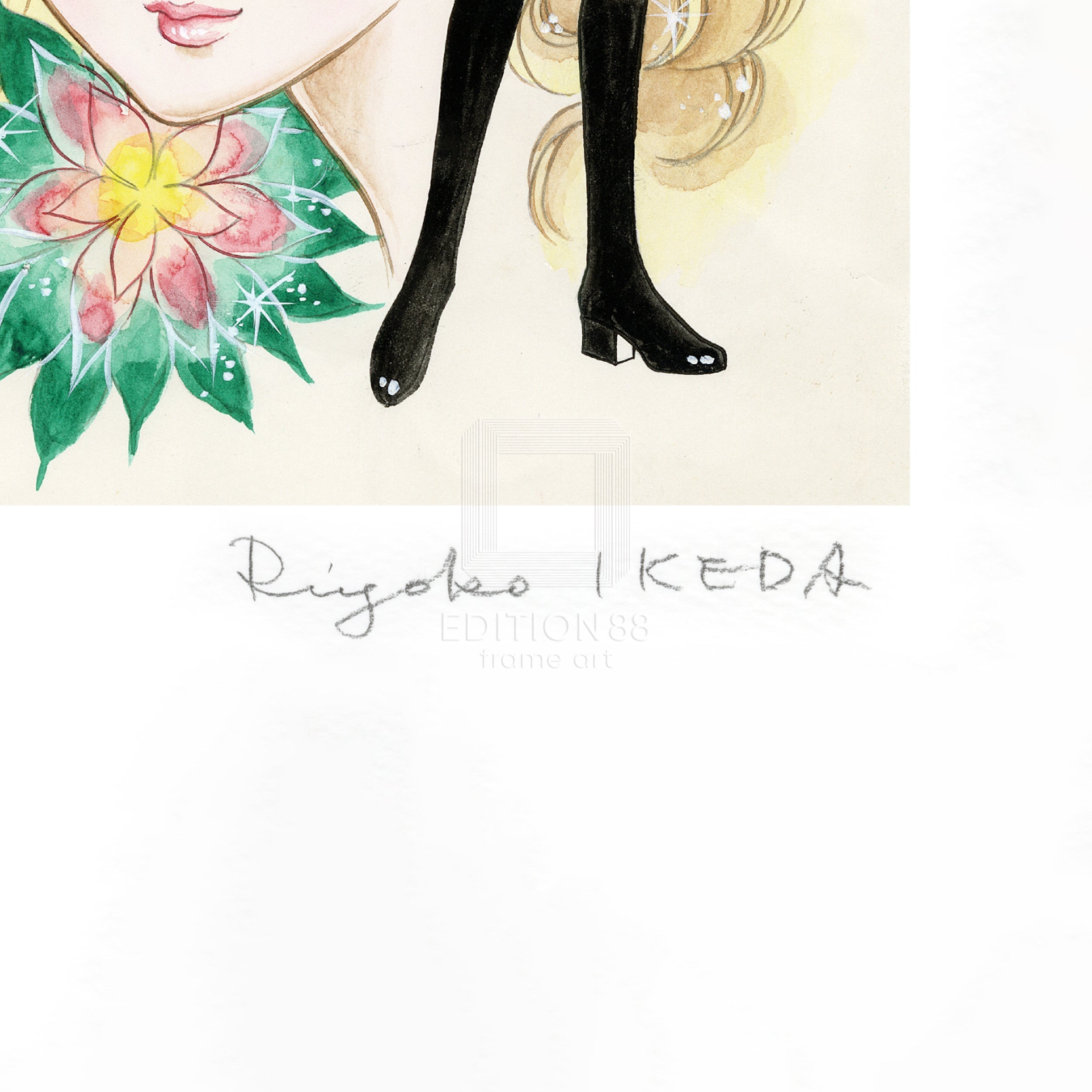 「ベルサイユのばら」版画18 / 池田理代子(直筆サイン入り / 限定180枚) 版画 Edition88