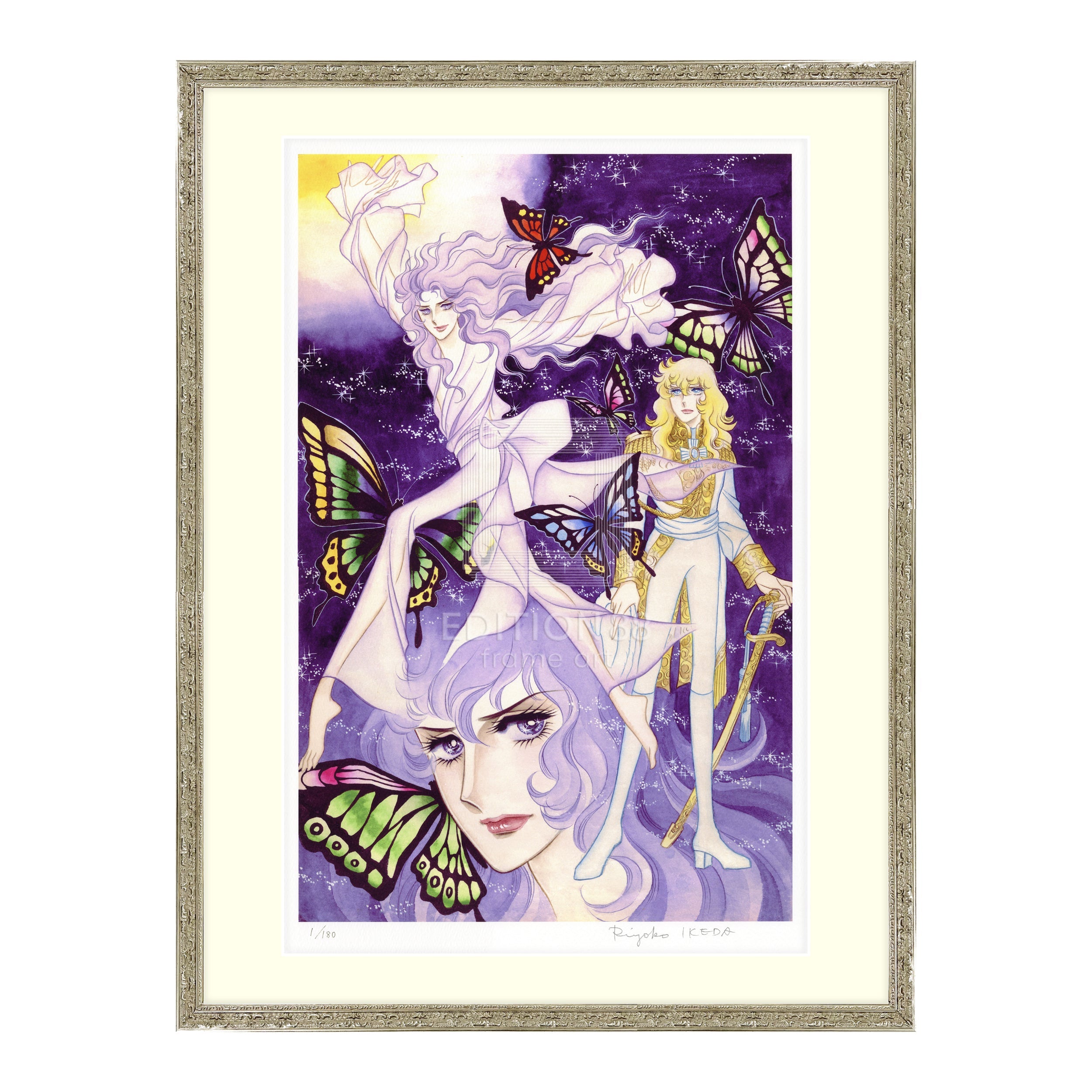 「ベルサイユのばら」版画2 / 池田理代子(直筆サイン入り / 限定180枚) 版画 Edition88