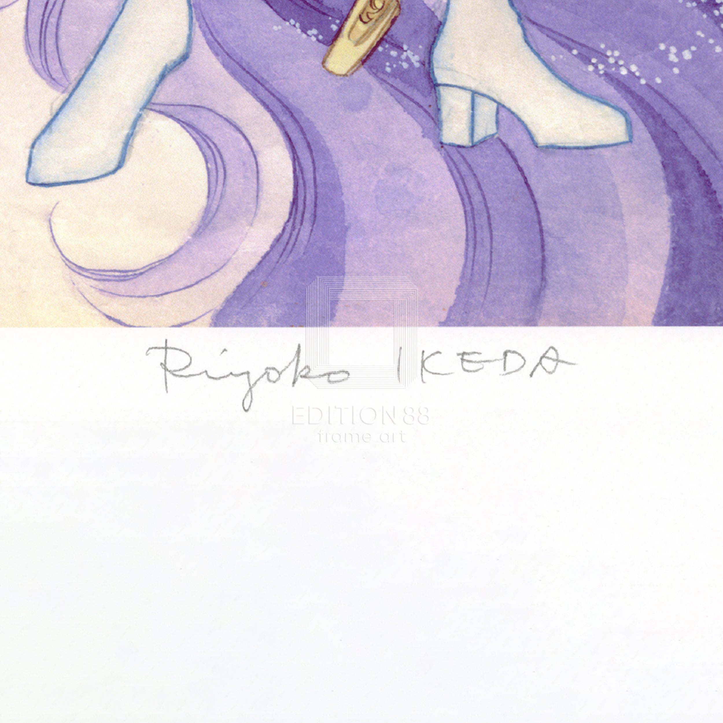 「ベルサイユのばら」版画2 / 池田理代子(直筆サイン入り / 限定180枚) 版画 Edition88