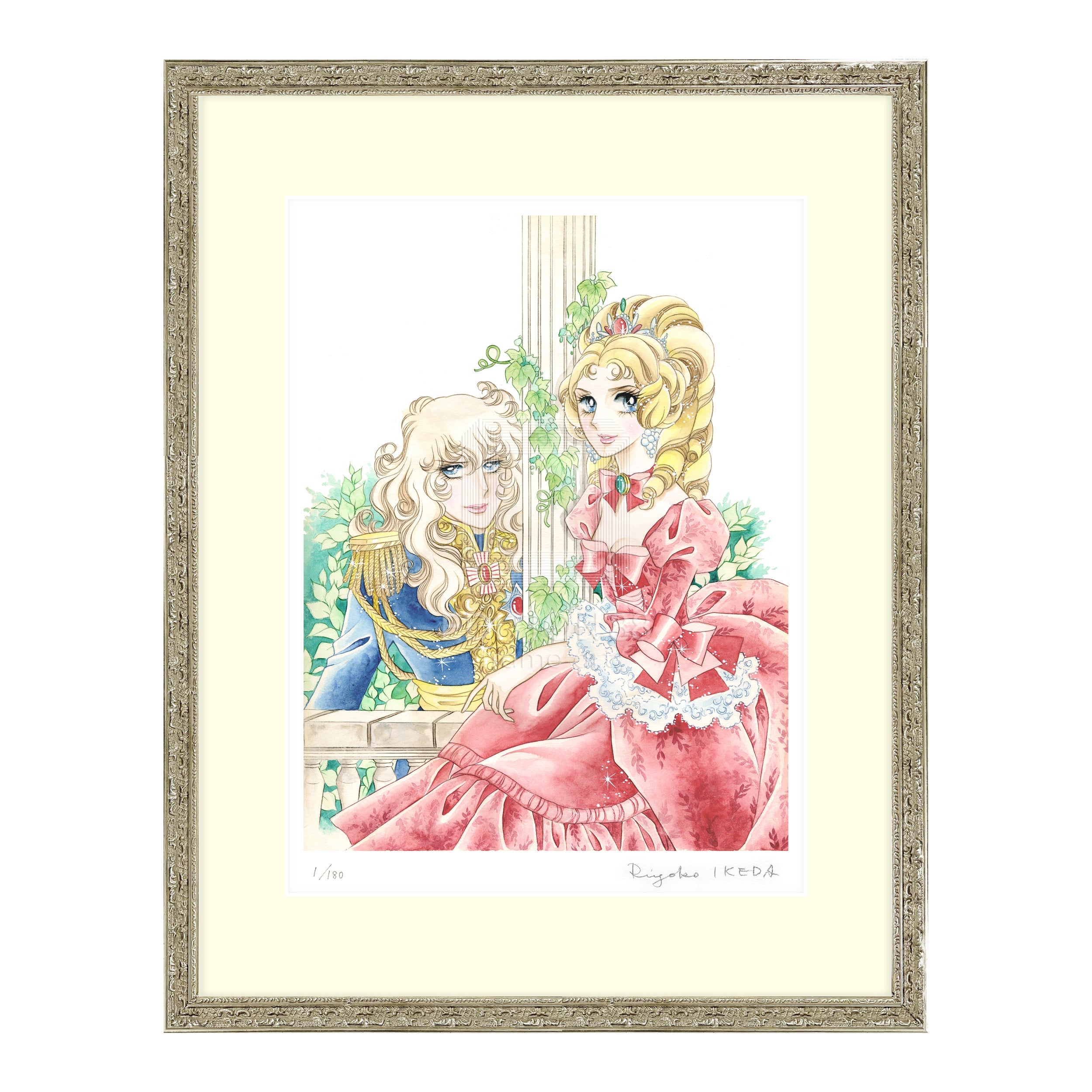 「ベルサイユのばら」版画4 / 池田理代子(直筆サイン入り / 限定180枚) 版画 Edition88