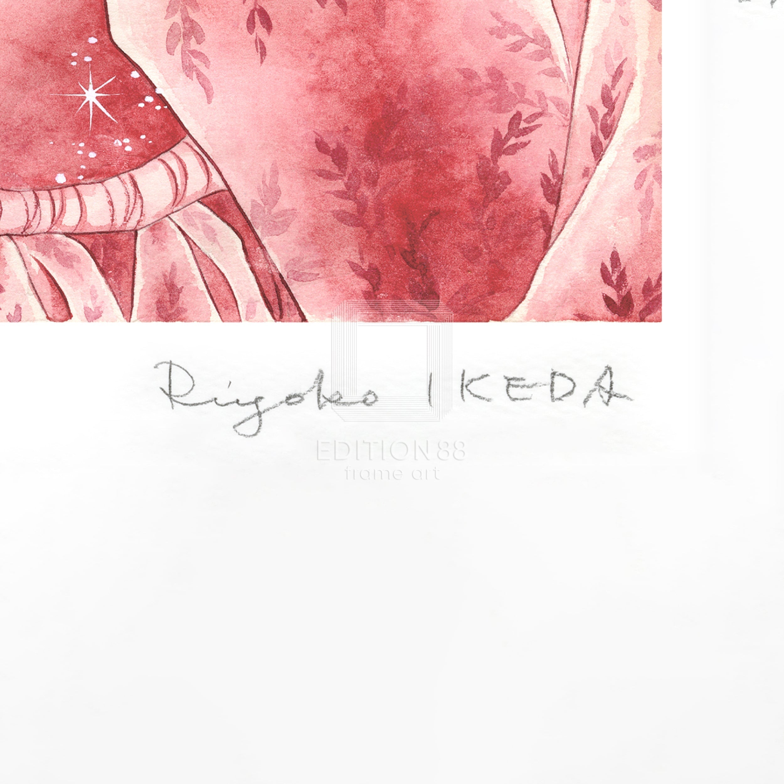 「ベルサイユのばら」版画4 / 池田理代子(直筆サイン入り / 限定180枚) 版画 Edition88