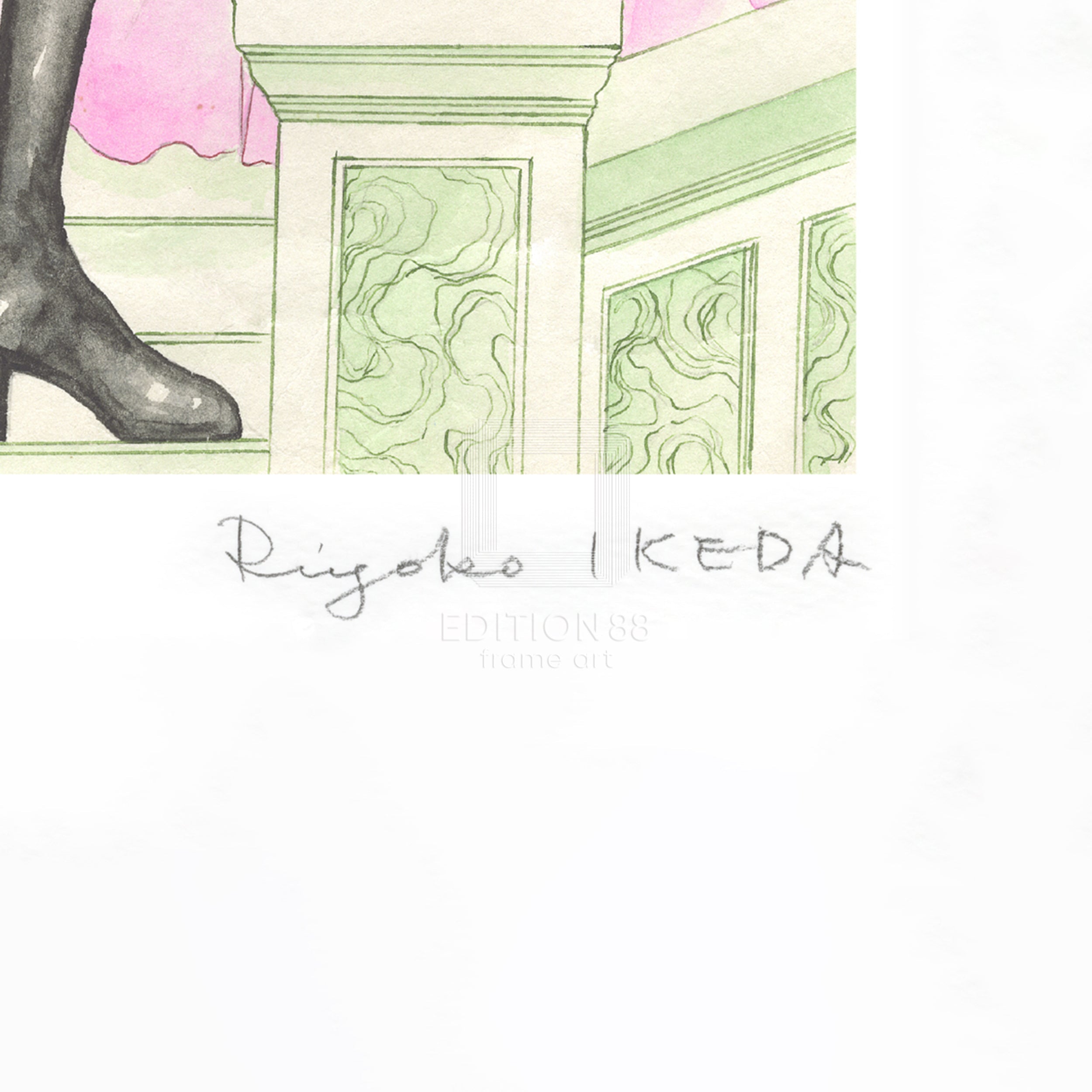 「ベルサイユのばら」版画5 / 池田理代子(直筆サイン入り / 限定180枚) 版画 Edition88