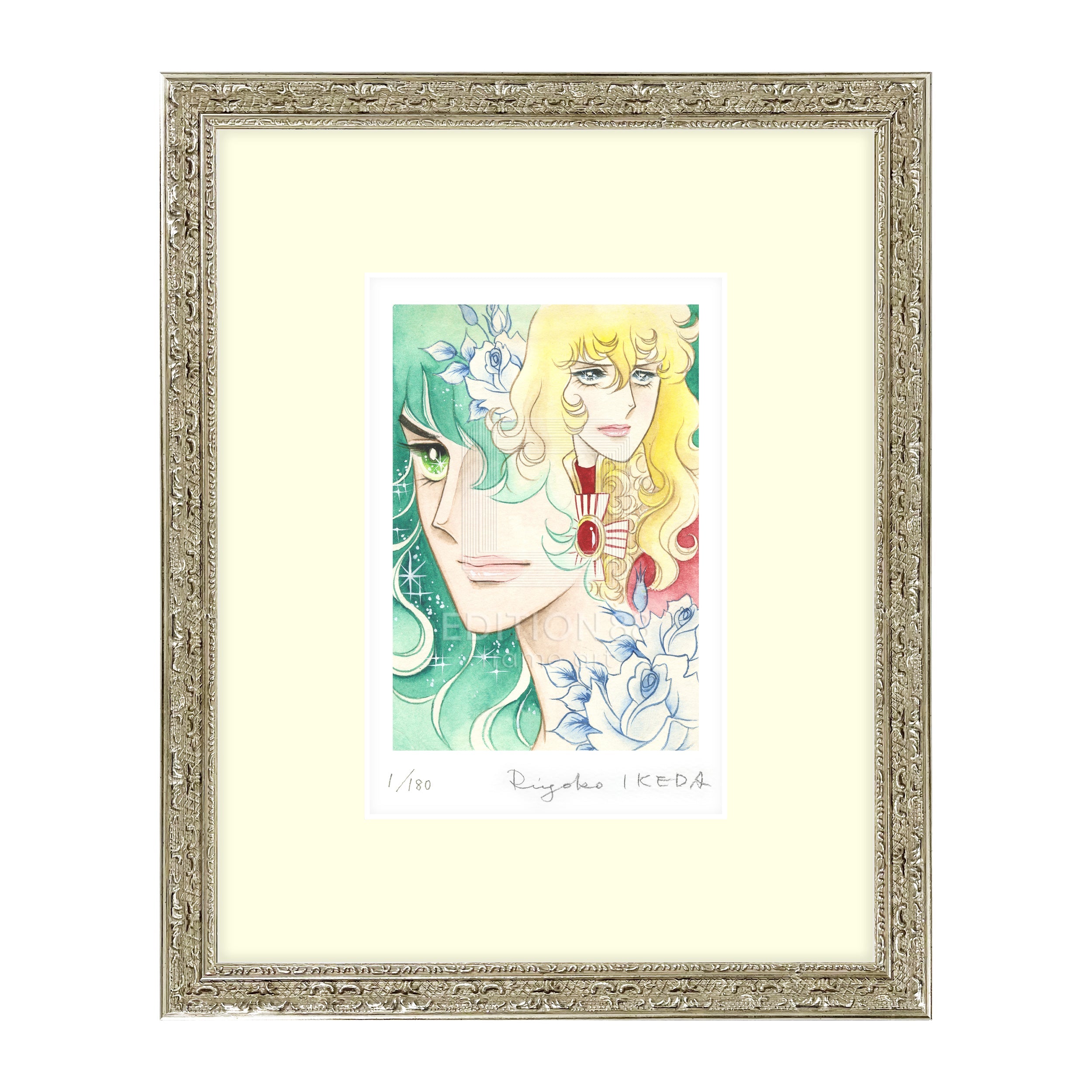 「ベルサイユのばら」版画6 / 池田理代子(直筆サイン入り / 限定180枚) 版画 Edition88