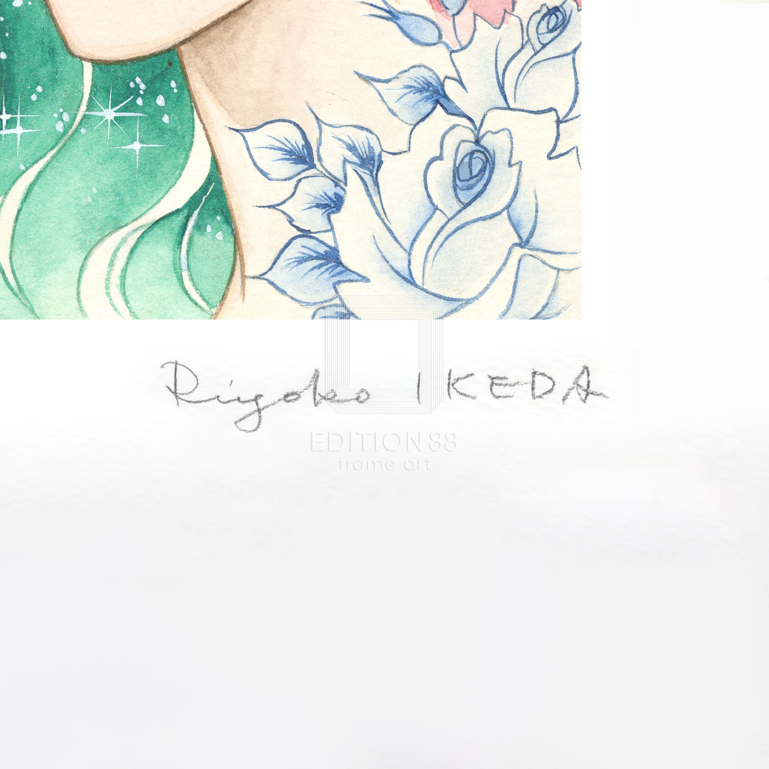 「ベルサイユのばら」版画6 / 池田理代子(直筆サイン入り / 限定180枚) 版画 Edition88