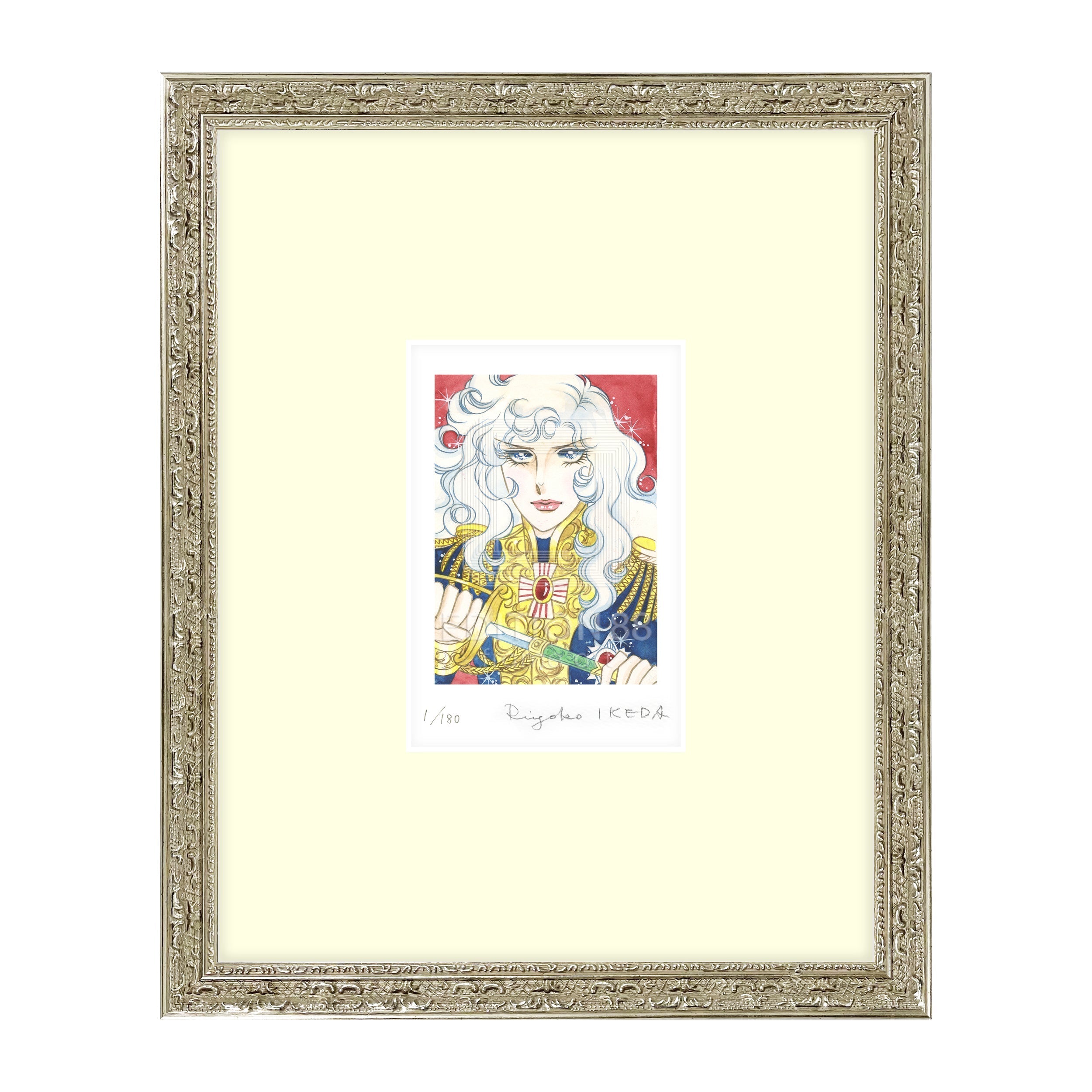 「ベルサイユのばら」版画7 / 池田理代子(直筆サイン入り / 限定180枚) 版画 Edition88