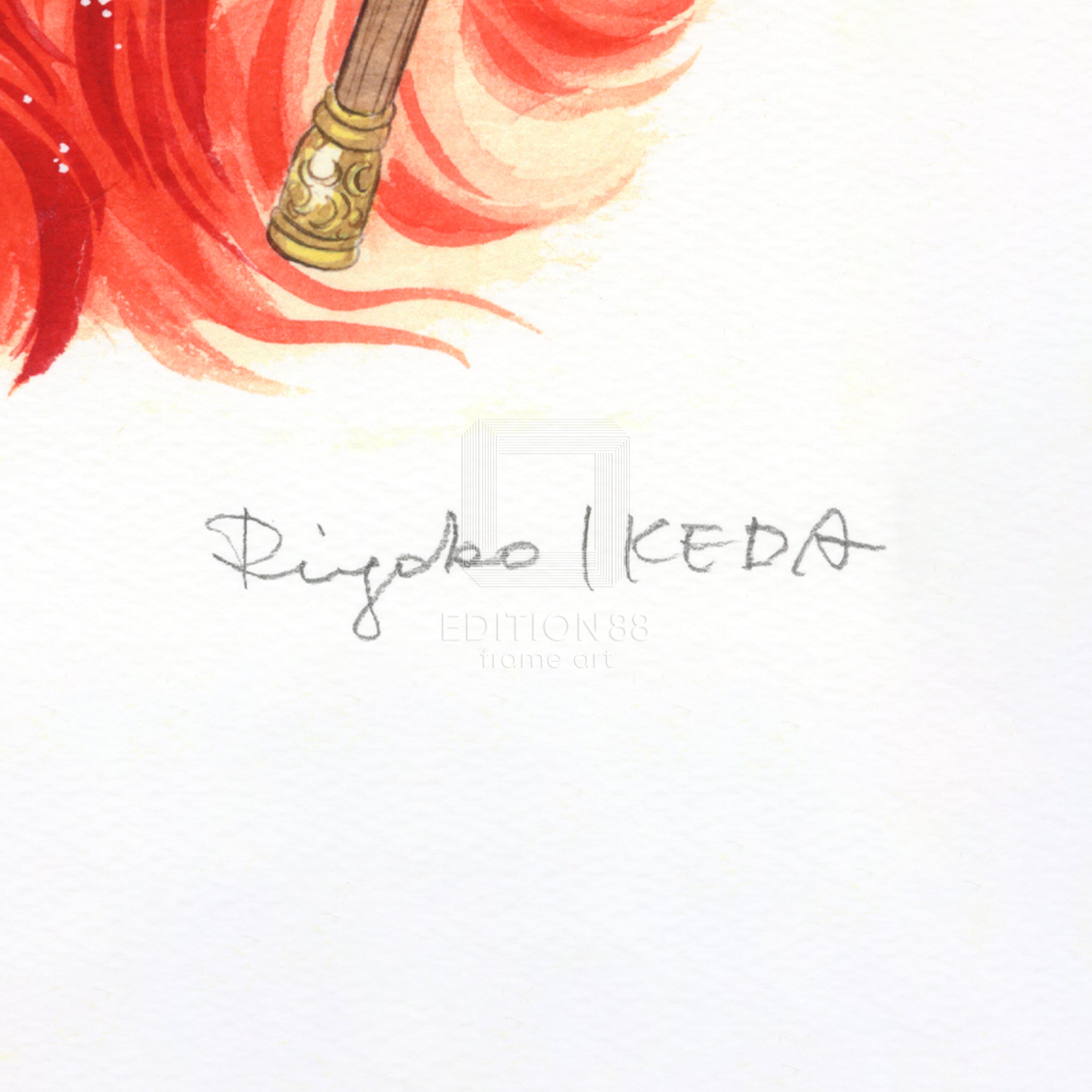 「ベルサイユのばら」版画8 / 池田理代子(直筆サイン入り / 限定180枚) 版画 Edition88