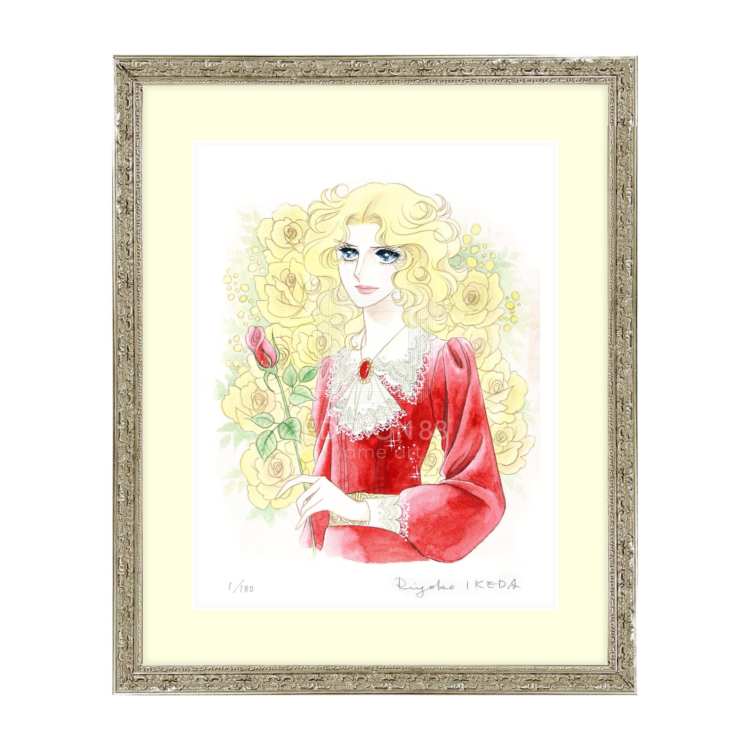 「オルフェウスの窓」版画1 / 池田理代子(直筆サイン入り / 限定180枚) 版画 Edition88