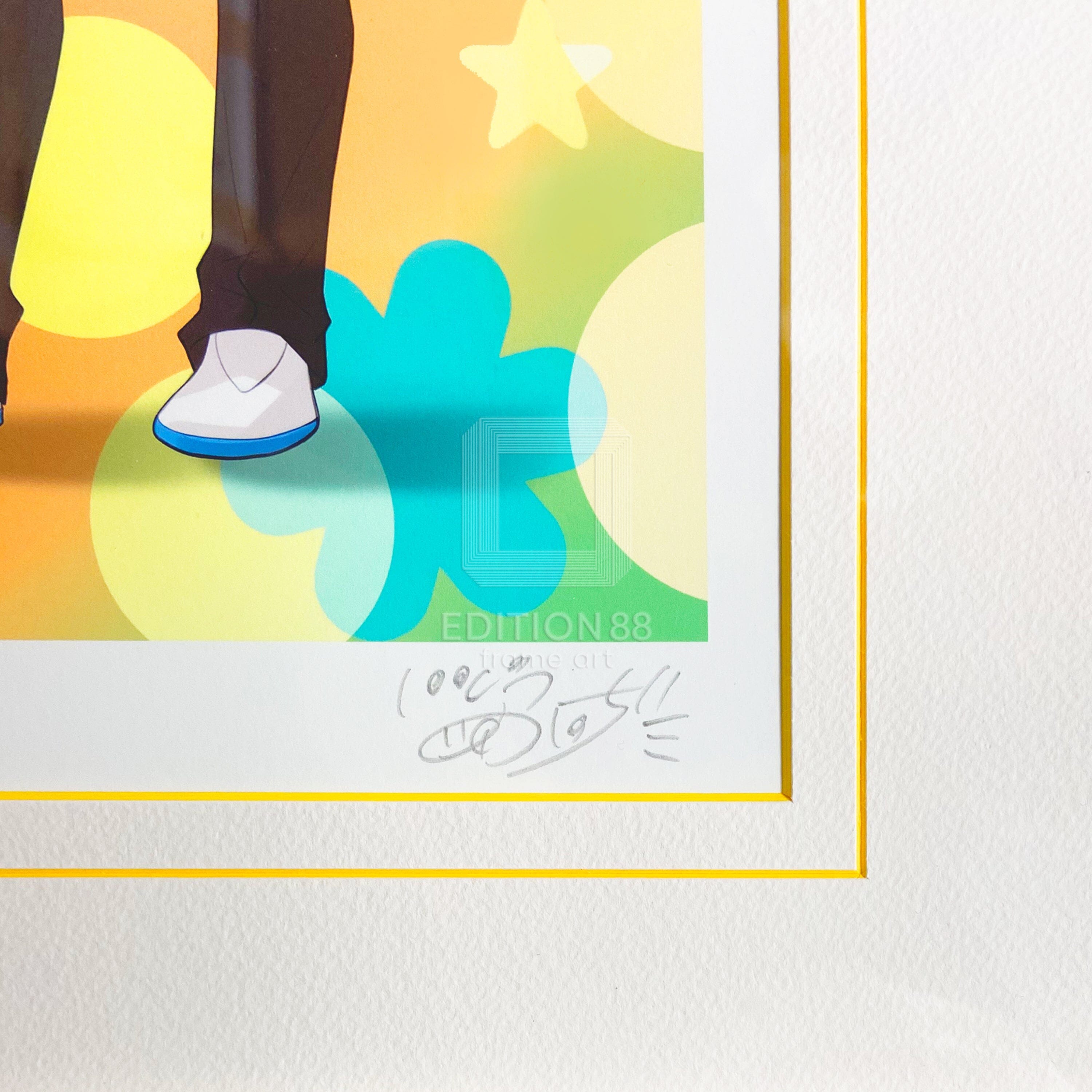 「涼宮ハルヒの憂鬱」版画3(「ザ・スニーカー」用イラスト 2006年8月号)/ いとうのいぢ(直筆サイン入り / 限定300枚) 版画 Edition88