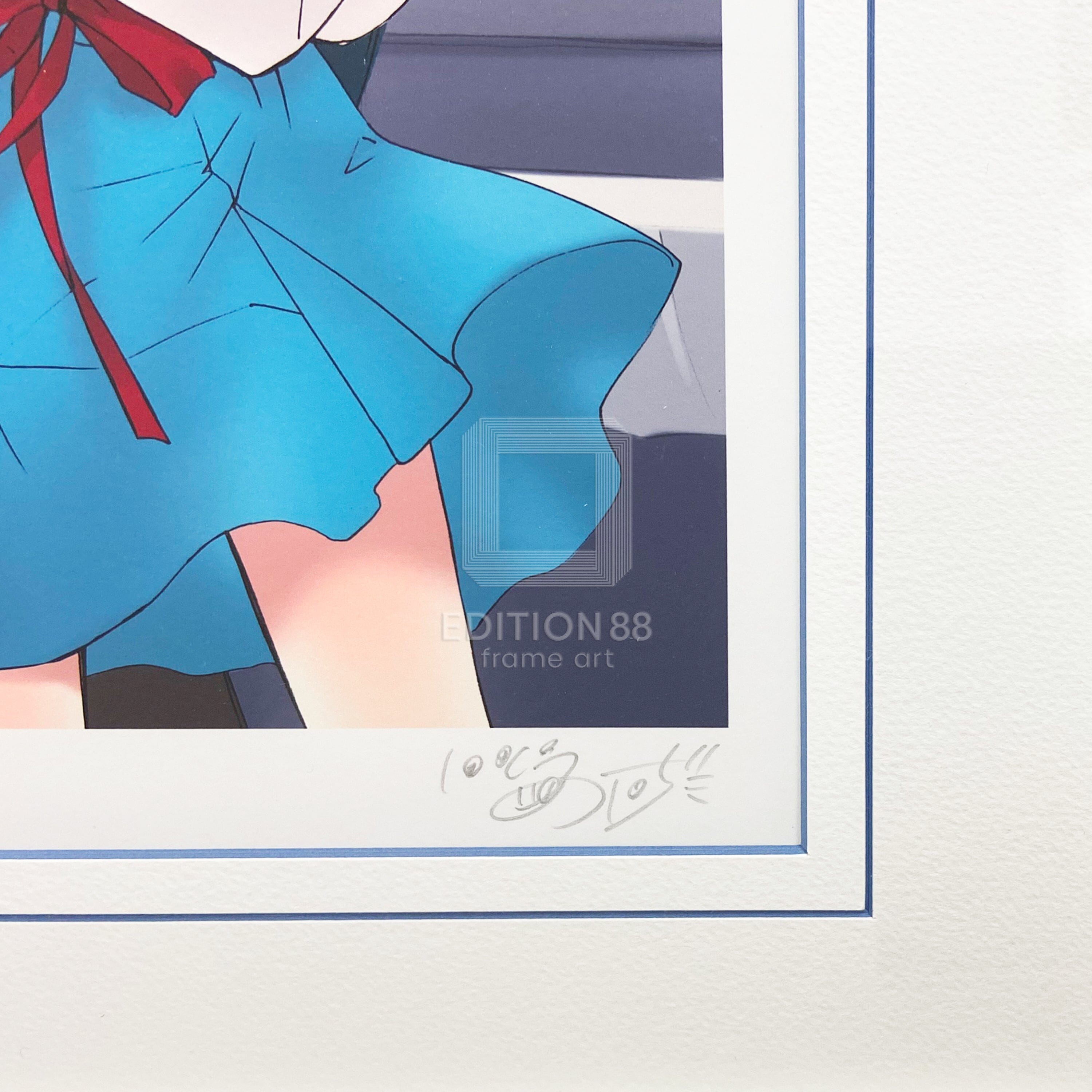 「涼宮ハルヒの憂鬱」版画2(「ザ・スニーカー」用イラスト 2003年6月号)/ いとうのいぢ(直筆サイン入り / 限定300枚) 版画 Edition88