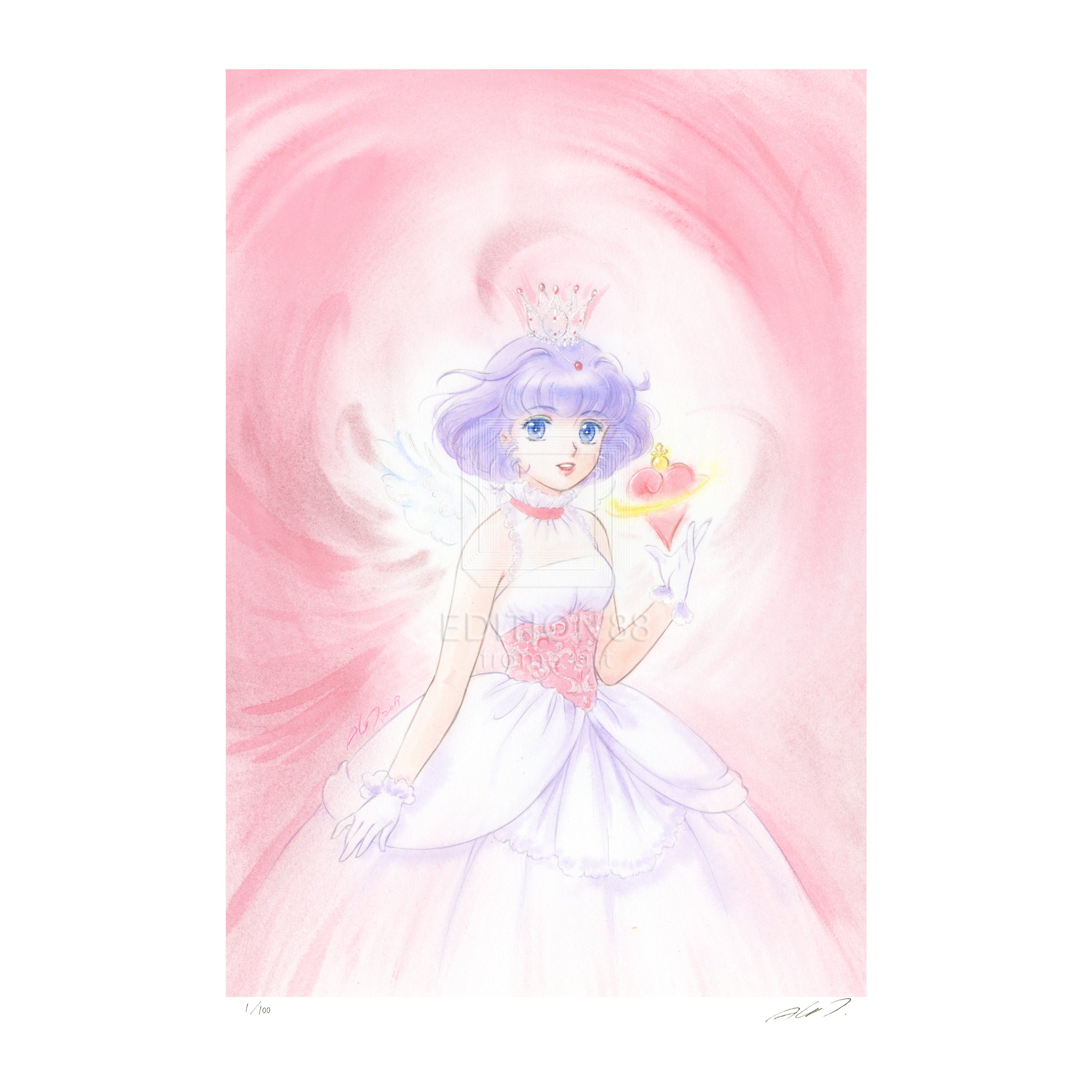 魔法の天使 クリィミーマミ」88グラフ Pink Coronet /高田明美（直筆 