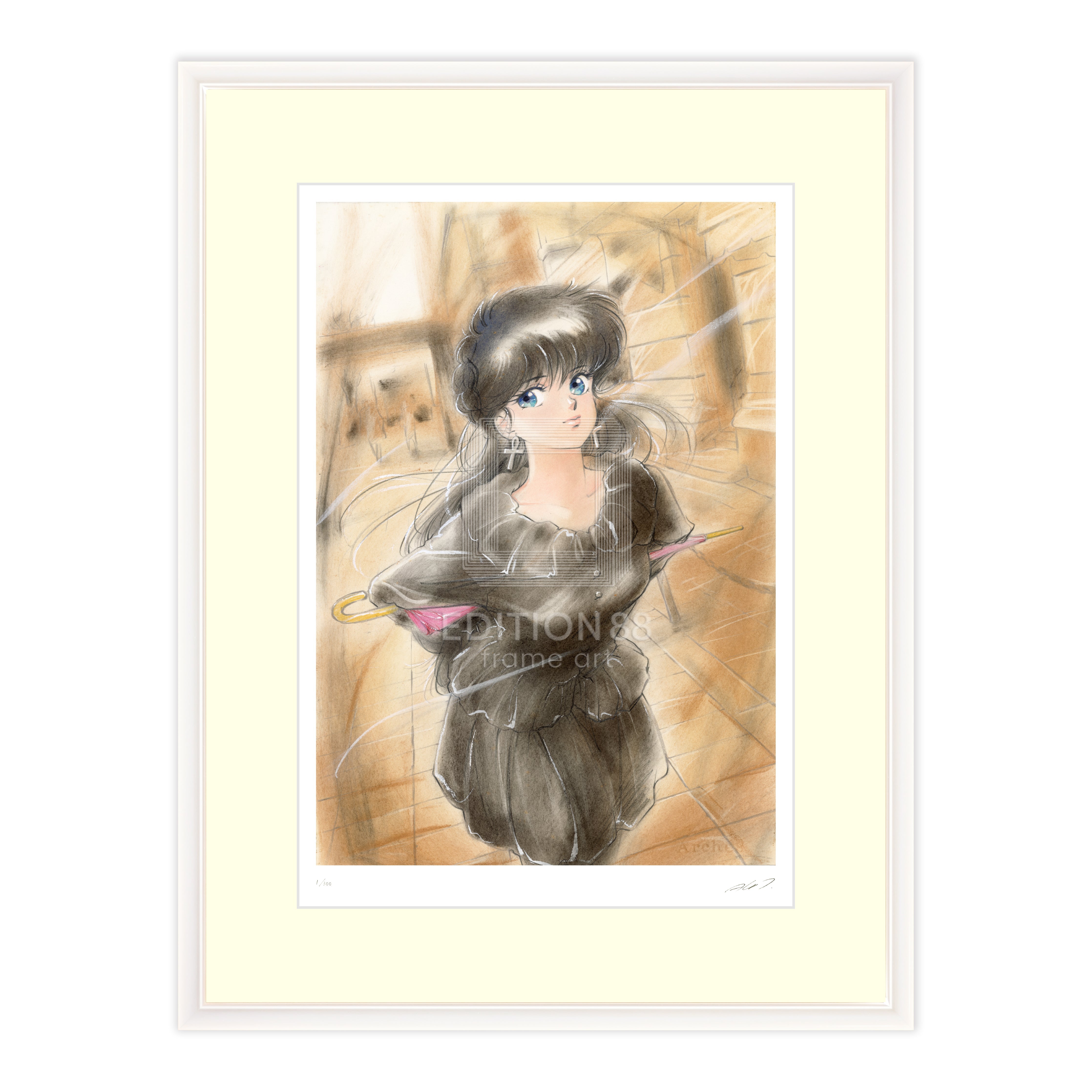 「きまぐれオレンジ☆ロード」版画10 (デラックス版) / 高田明美(直筆サイン入り / 限定300枚) 版画 Edition88