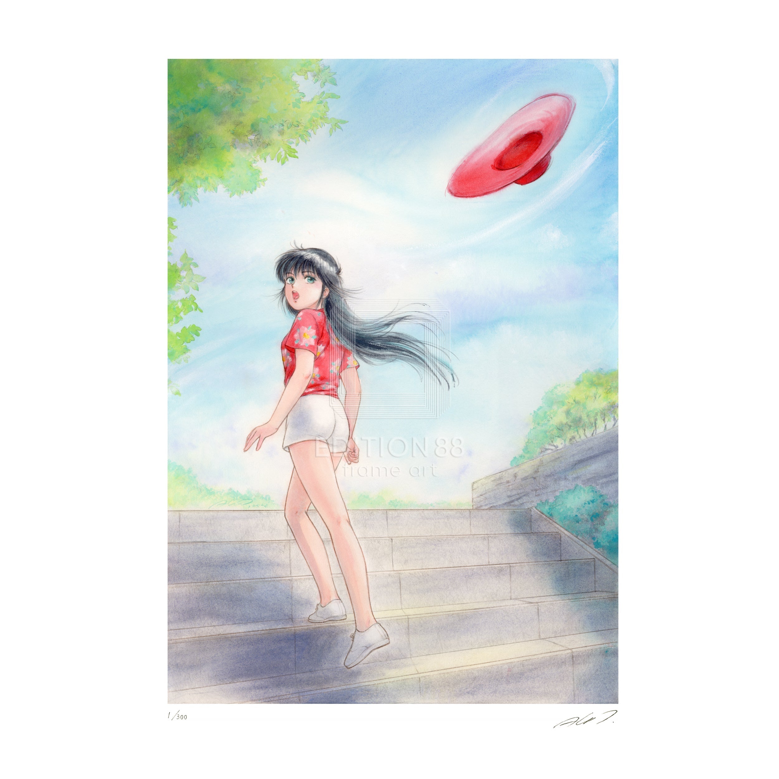 「きまぐれオレンジ☆ロード」版画11/ 高田明美 版画 Edition88