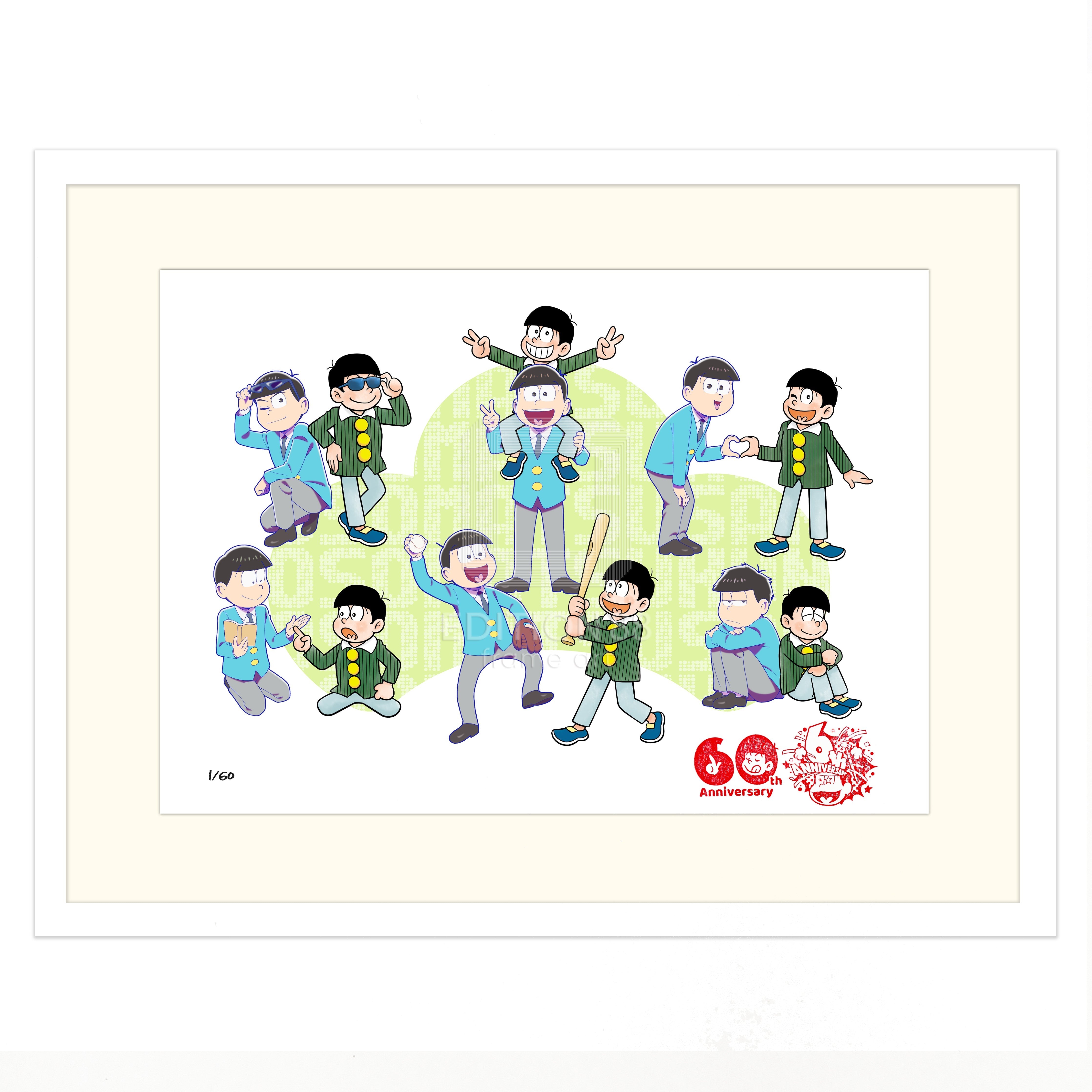 「おそ松くん&おそ松さん」版画(落款入り / 限定60枚) 版画 Edition88