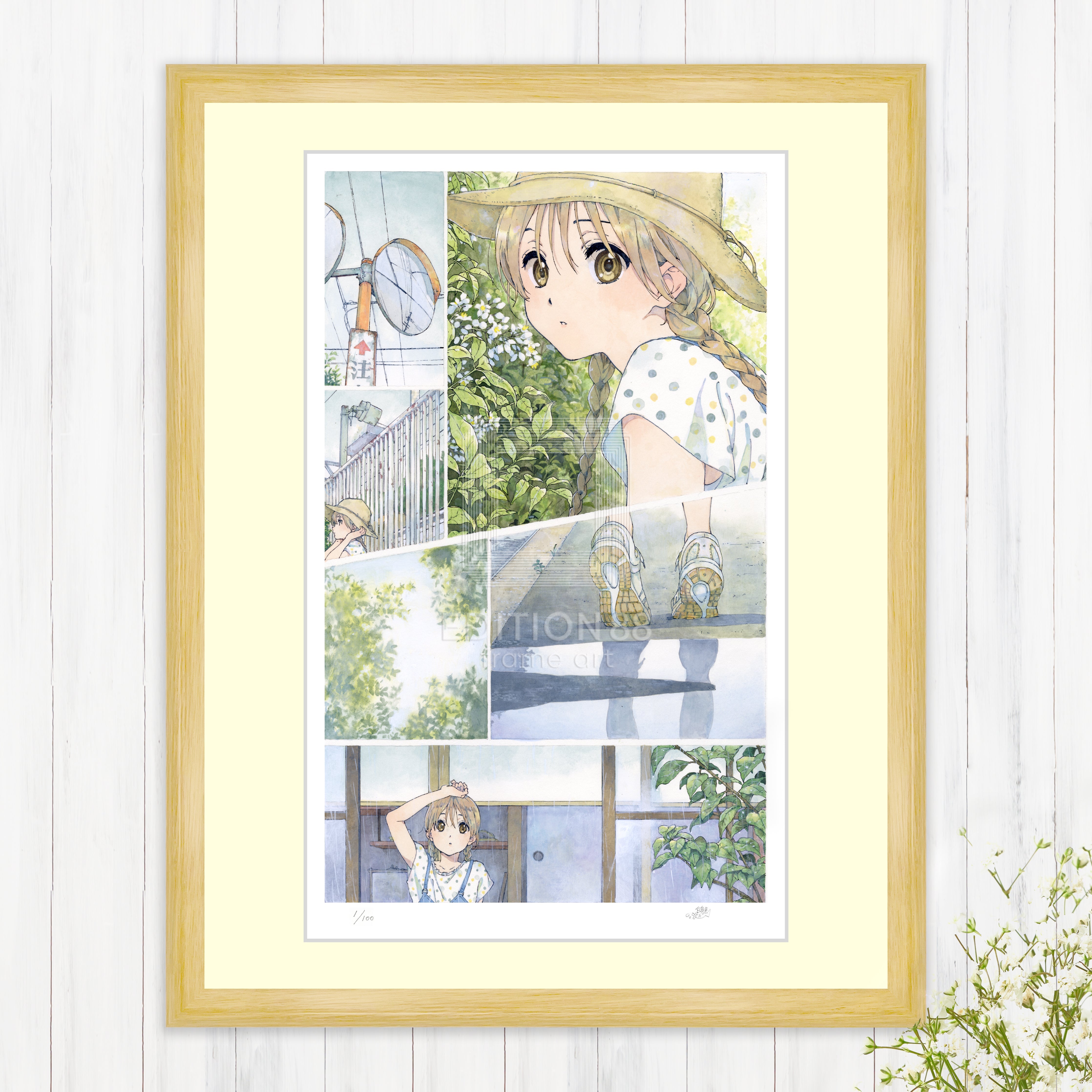 版画A / 白身魚 版画 Edition88