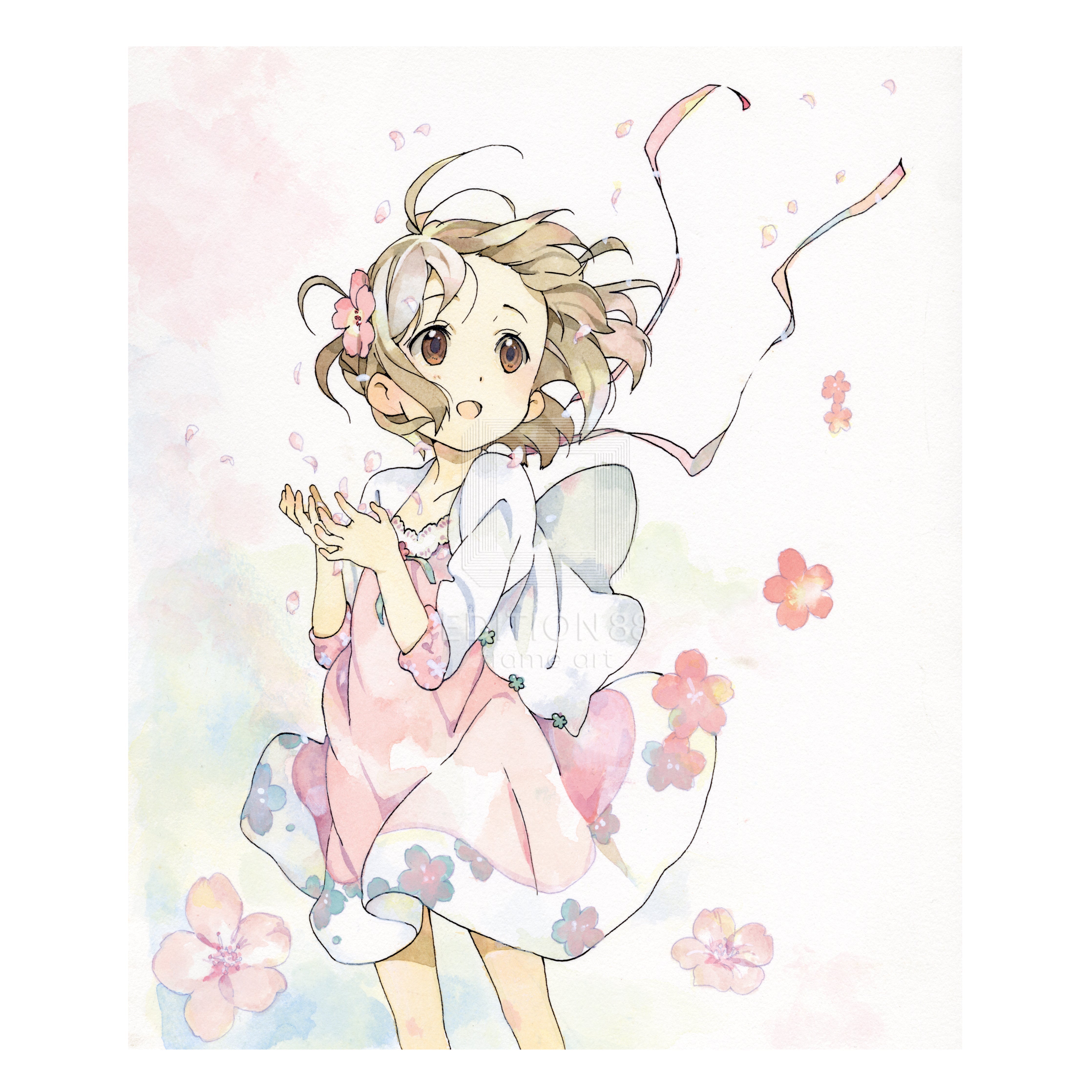 版画B / 白身魚 版画 Edition88