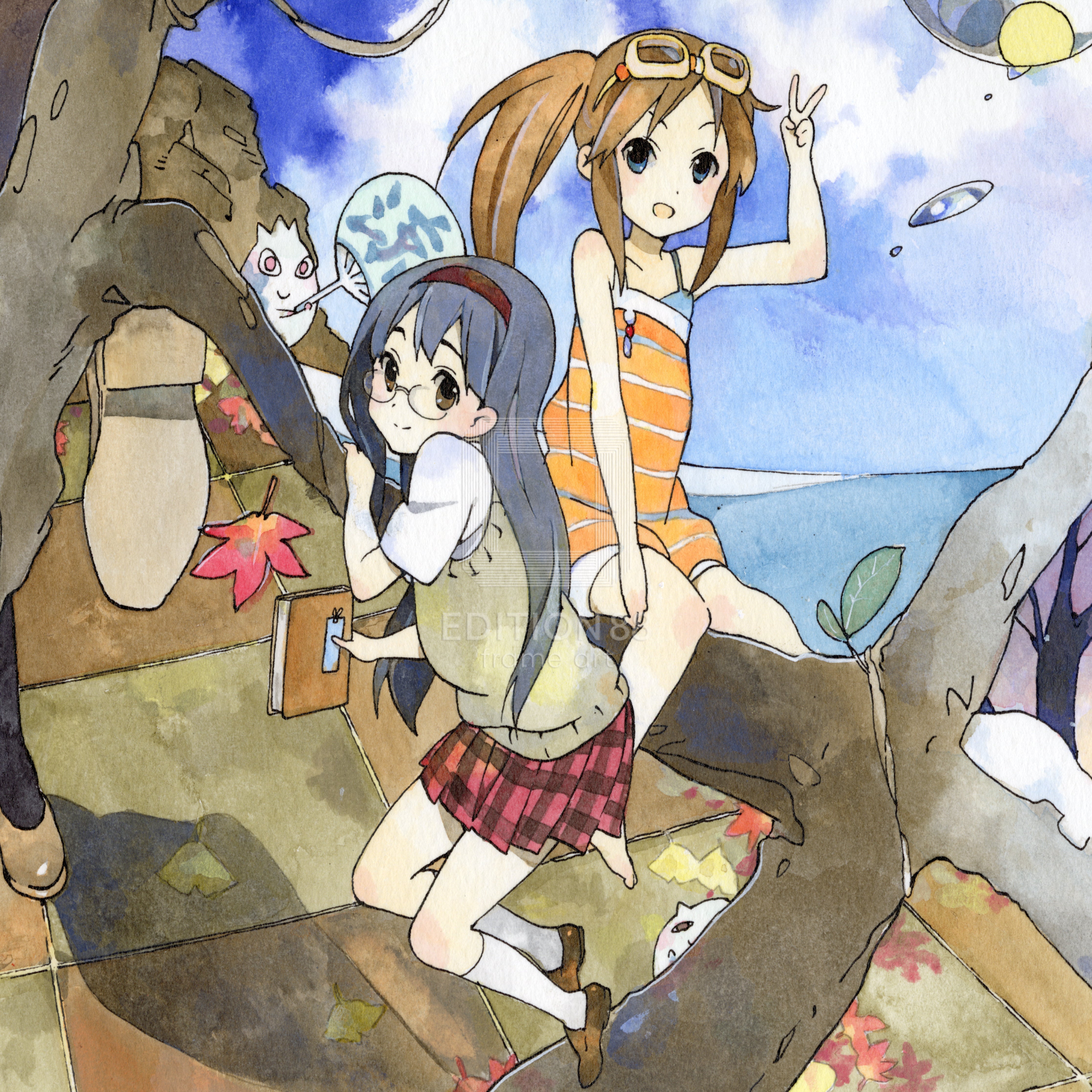 版画C / 白身魚 版画 Edition88