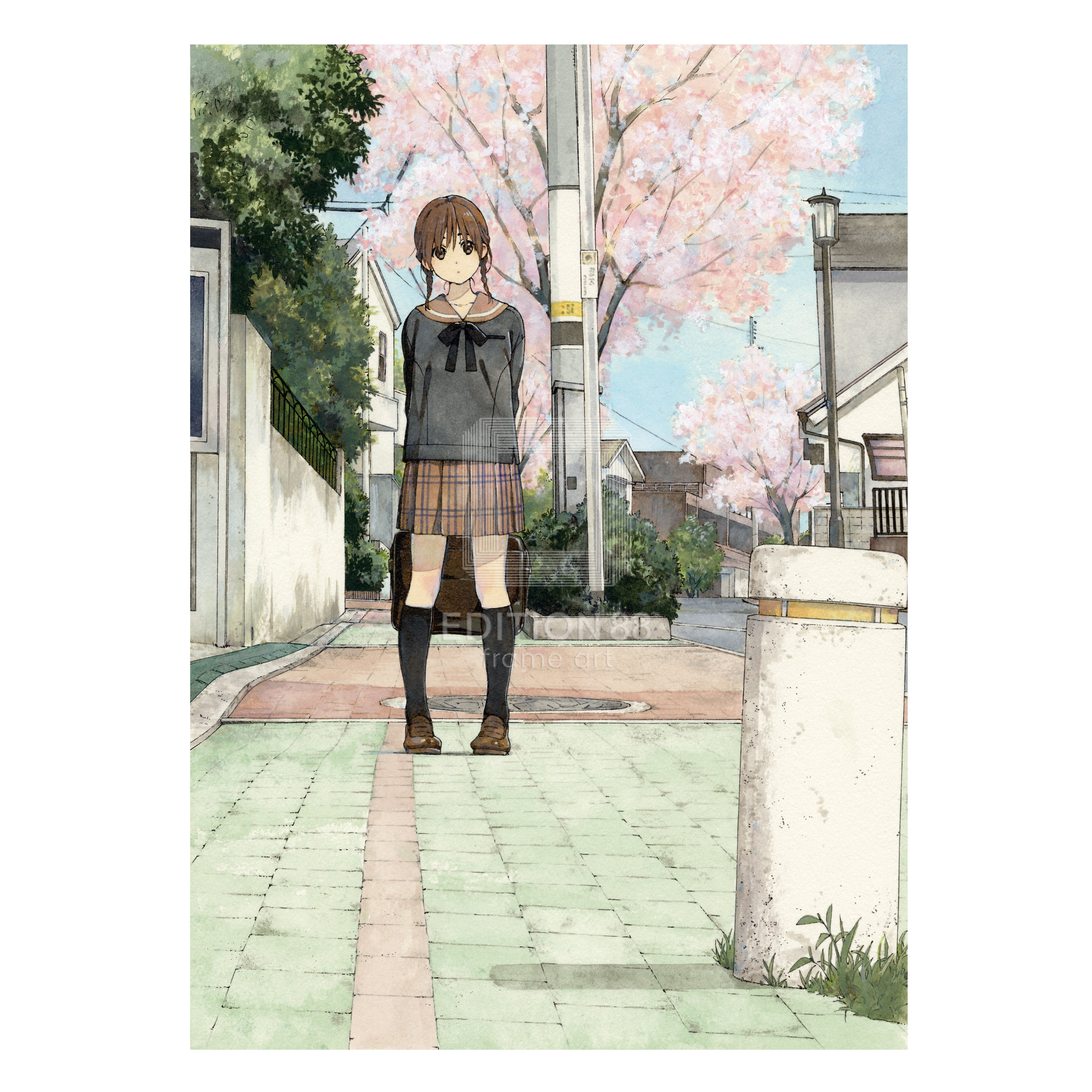 版画E / 白身魚 版画 Edition88