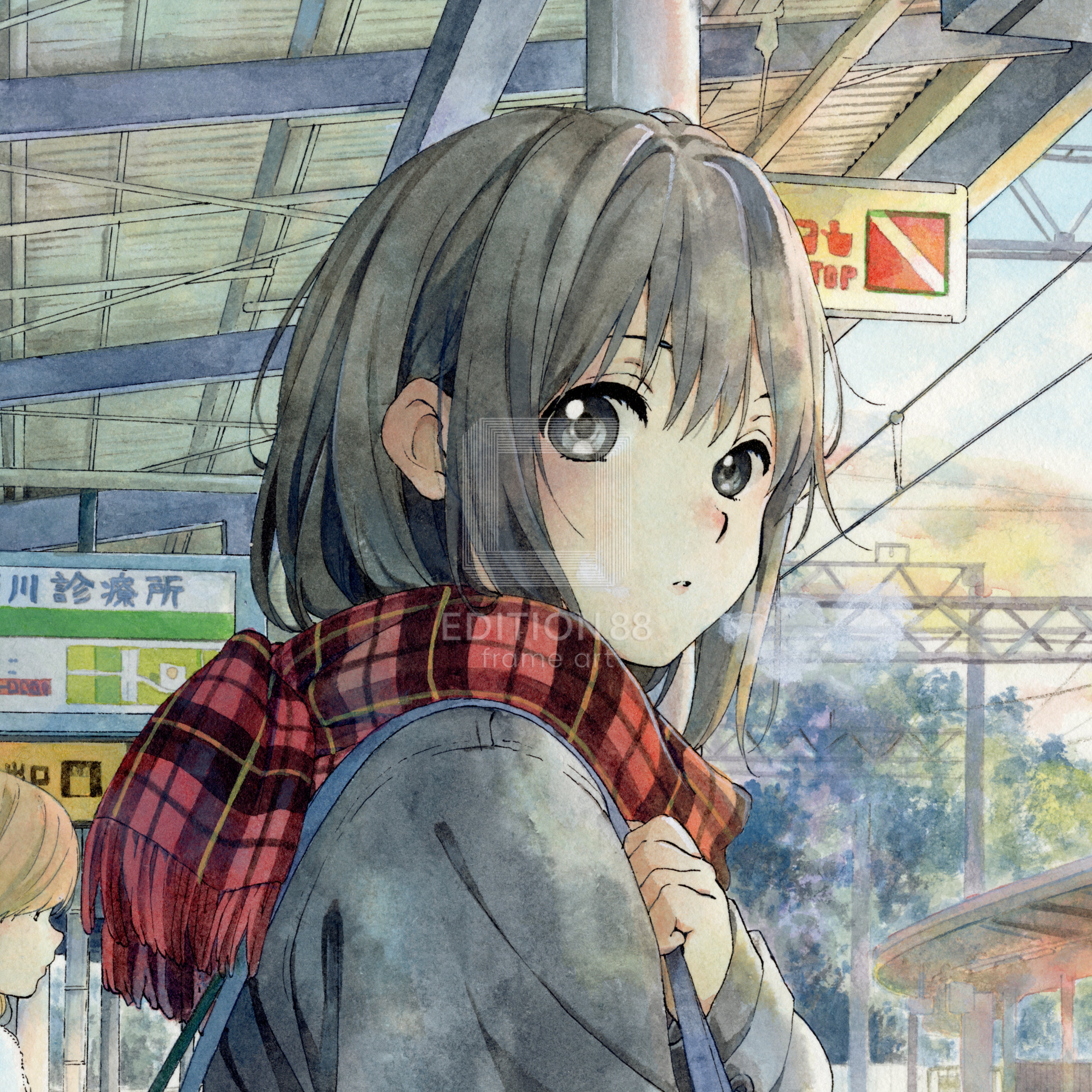 版画F / 白身魚 版画 Edition88