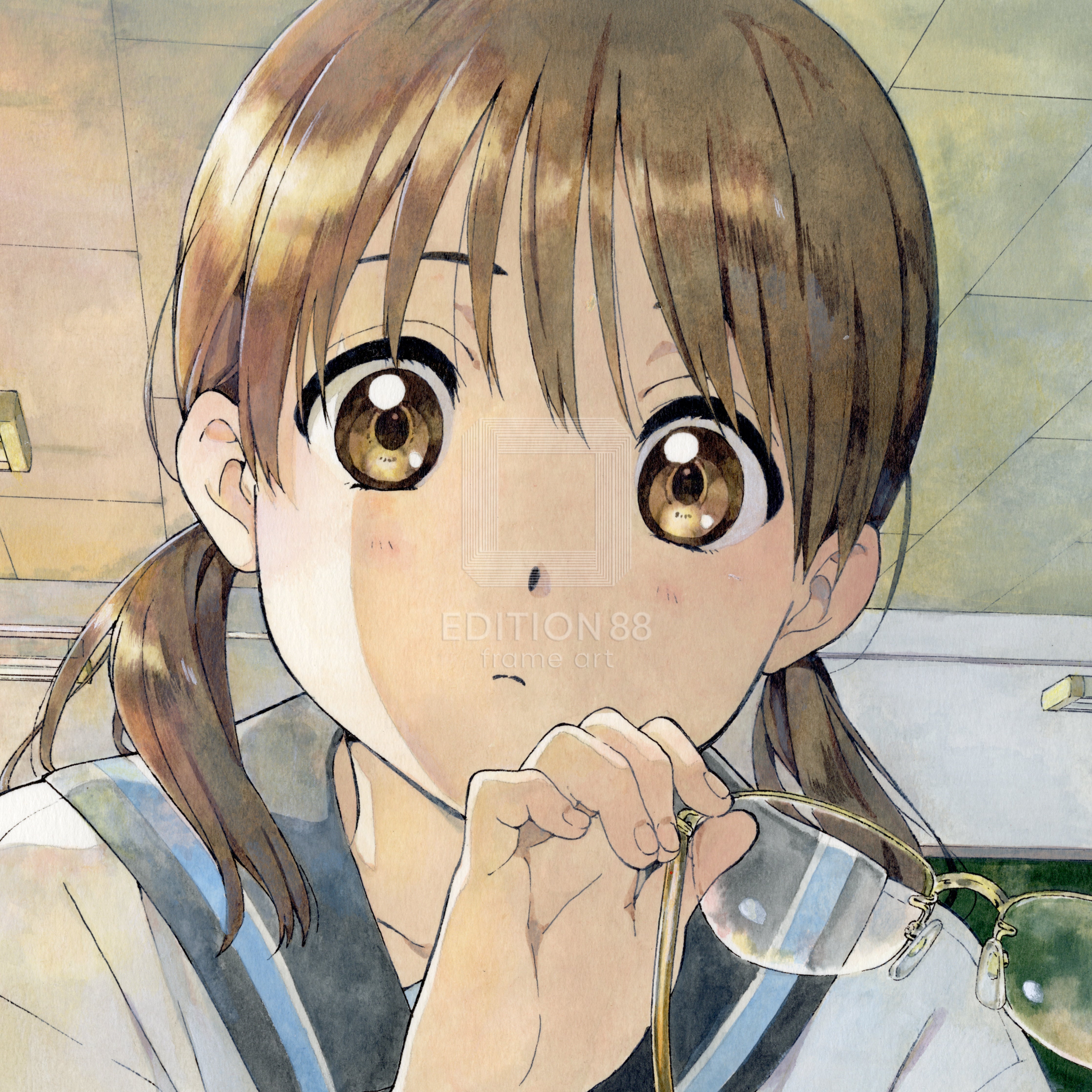 版画G / 白身魚 版画 Edition88