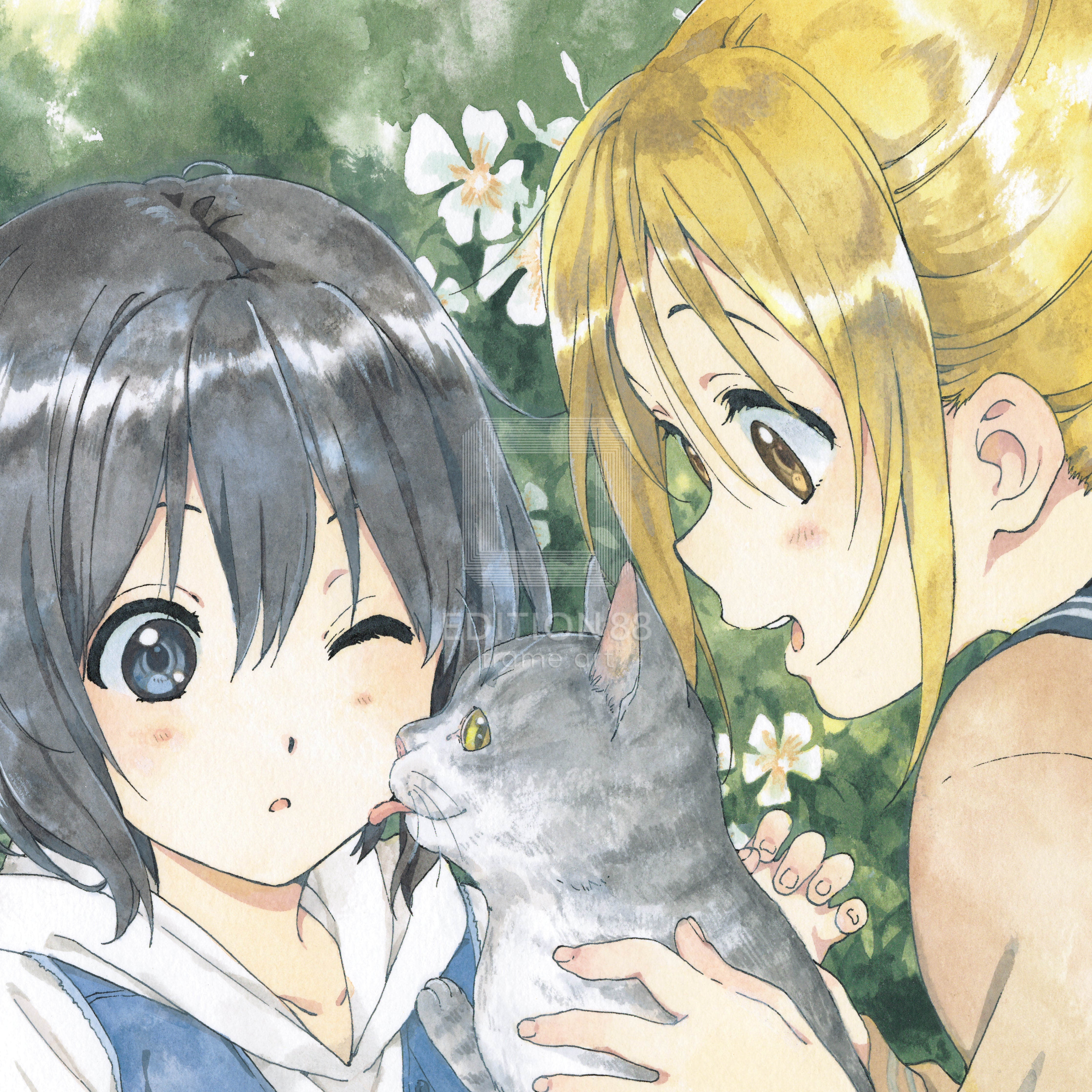 版画H / 白身魚 版画 Edition88