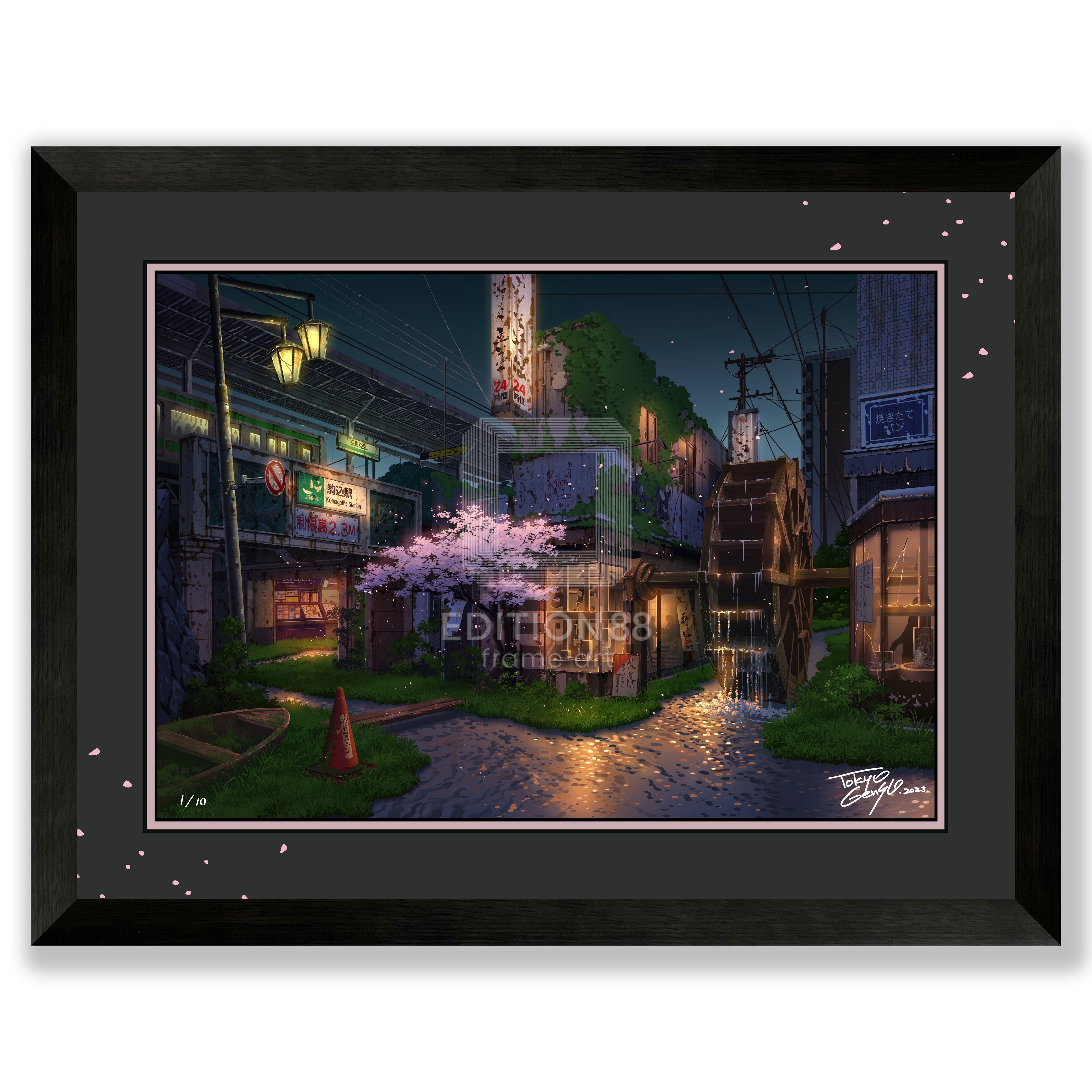 駒込幻想 / 東京幻想(直筆サイン入り / 限定10枚) 版画 Edition88