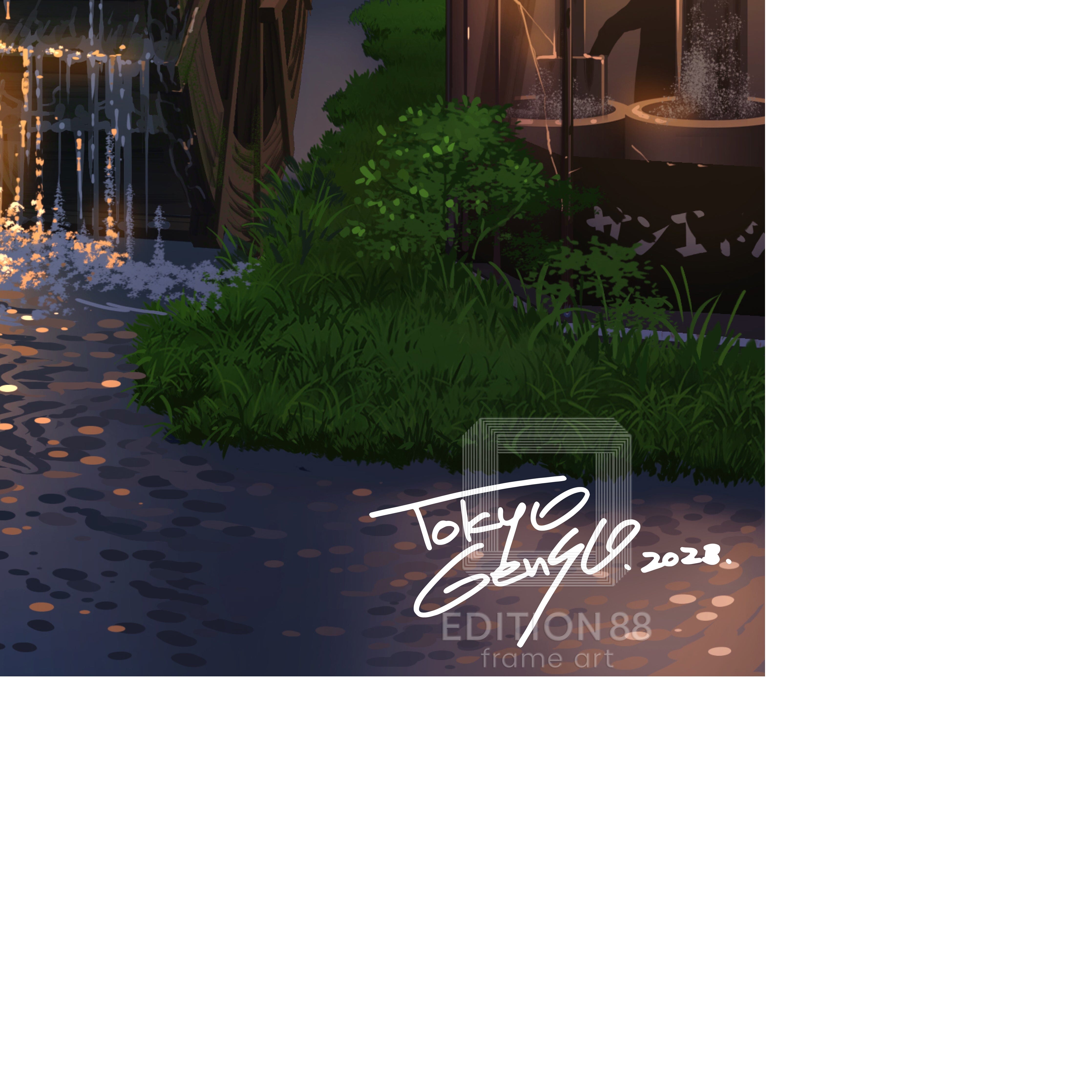 駒込幻想 / 東京幻想(直筆サイン入り / 限定10枚) 版画 Edition88