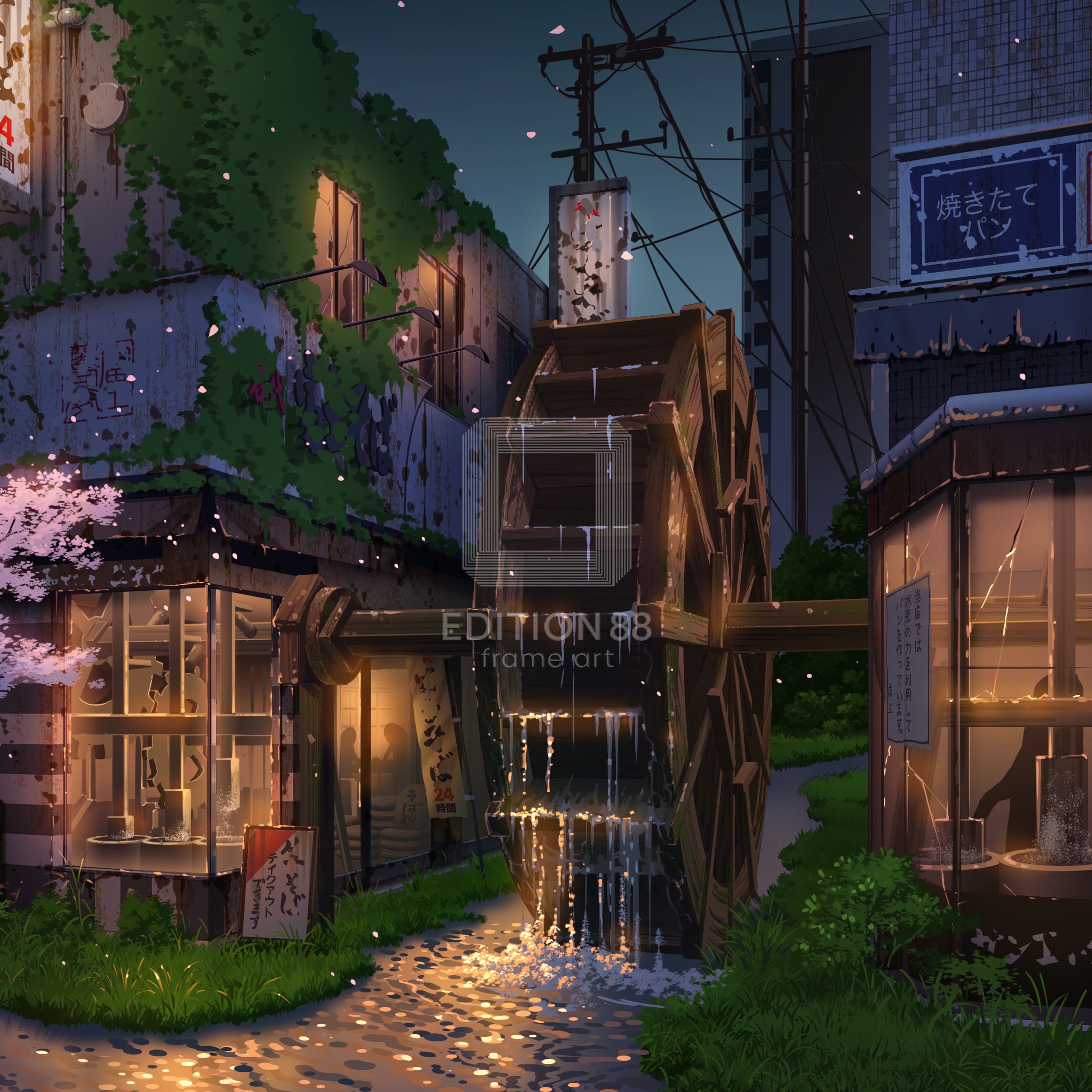 駒込幻想 / 東京幻想(直筆サイン入り / 限定10枚) 版画 Edition88