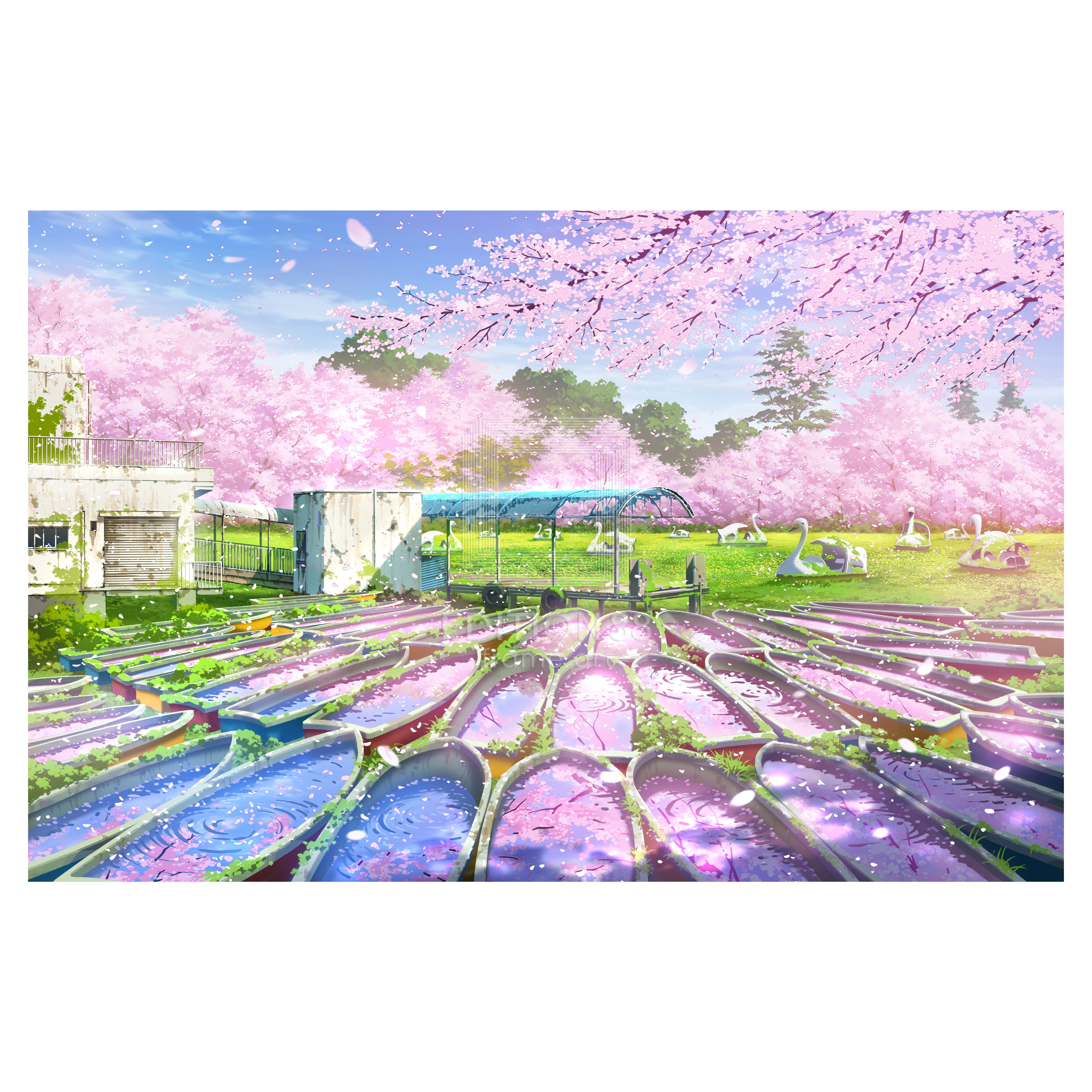 井の頭公園幻想 / 東京幻想(直筆サイン入り / 限定50枚) 版画 Edition88