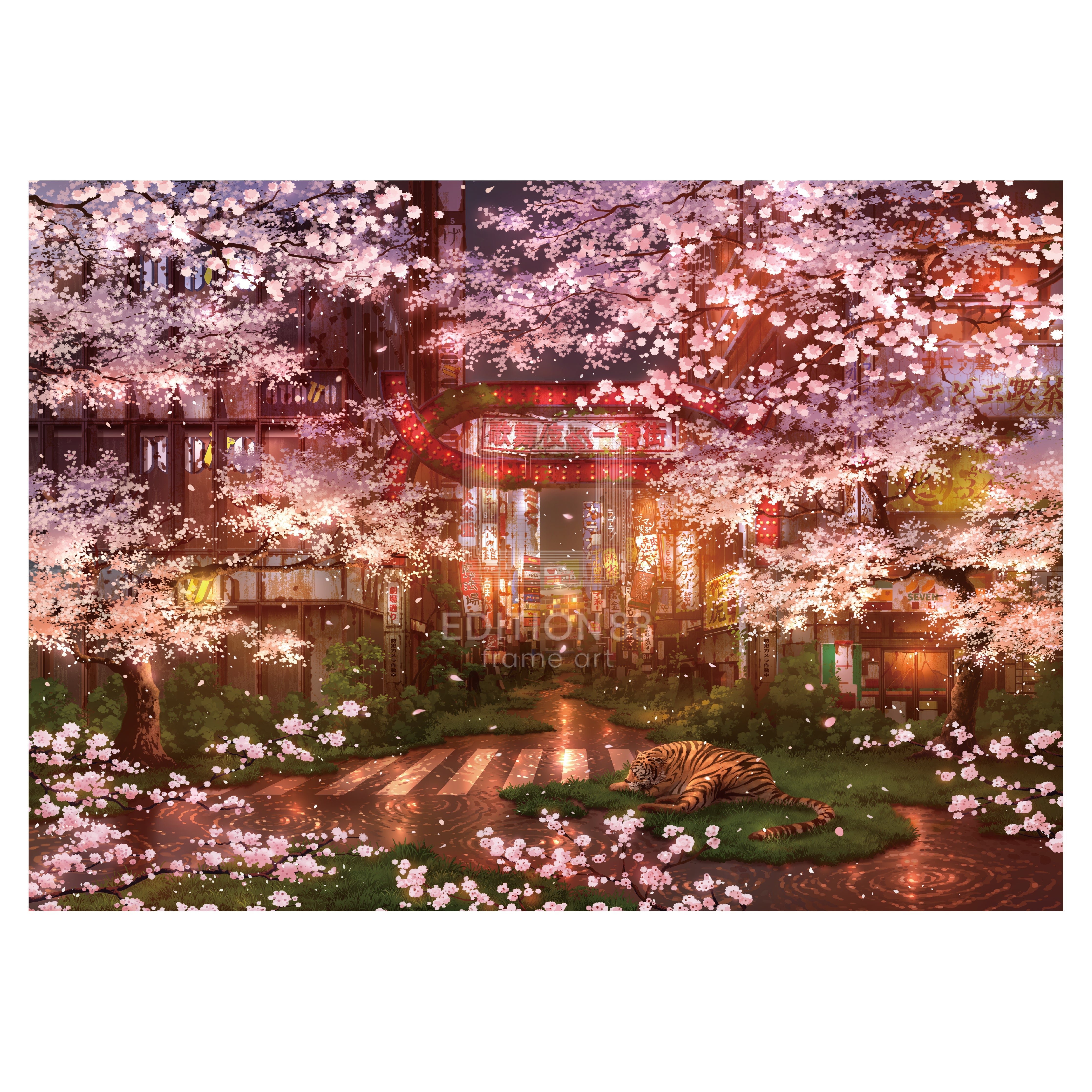 歌舞伎町幻想 / 東京幻想(直筆サイン入り / 限定50枚) 版画 Edition88