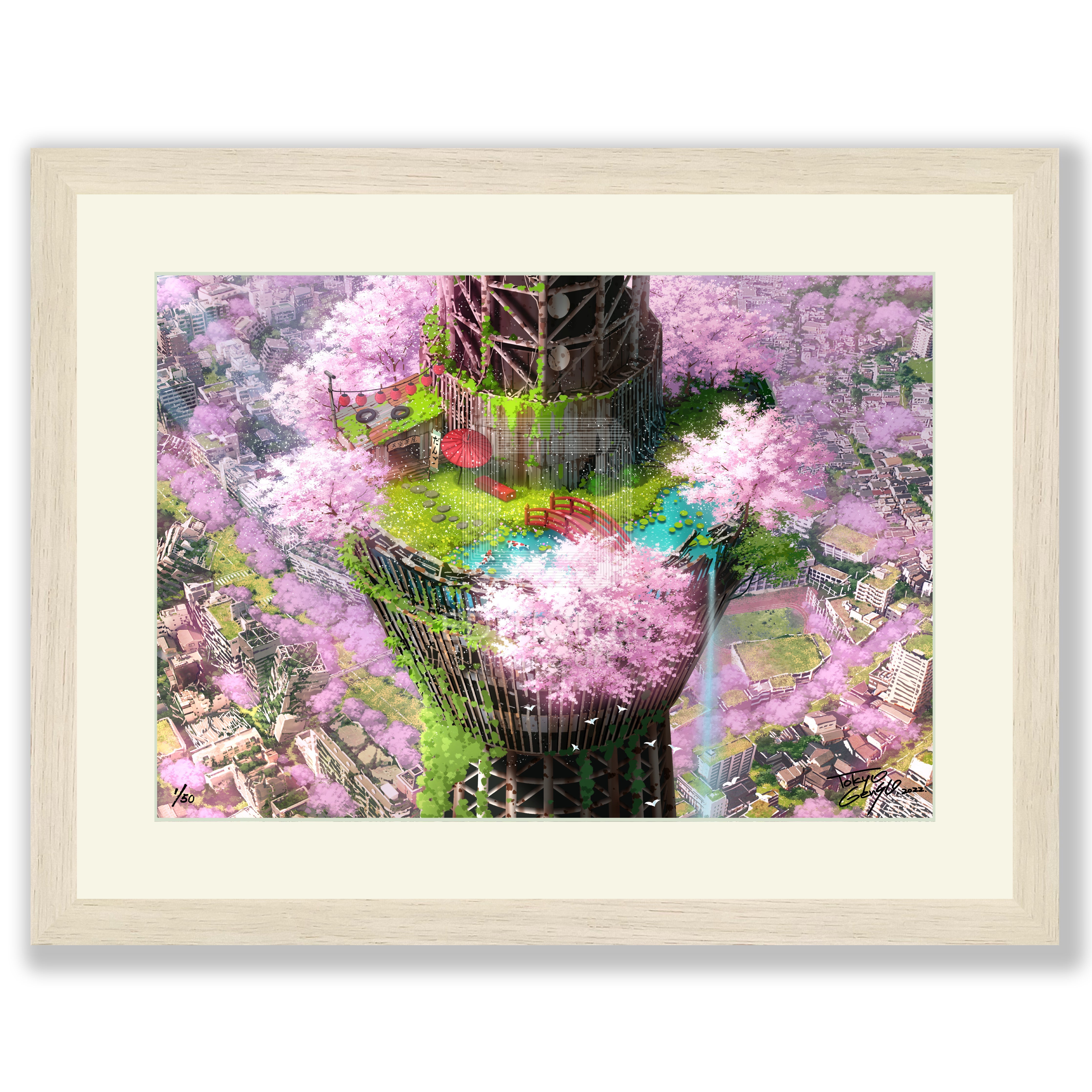 史上最高の桜 / 東京幻想(直筆サイン入り / 限定50枚) 版画 Edition88