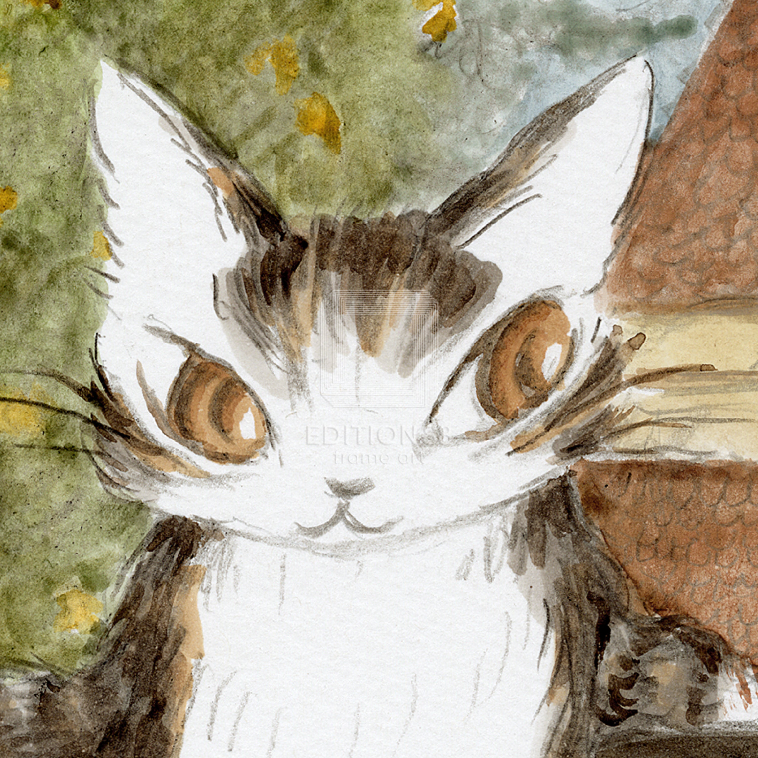 猫のダヤン 88グラフ「ルーマニアの森にはわちふぃーるどの風が吹く」/池田あきこ（直筆サイン入り/限定200枚）