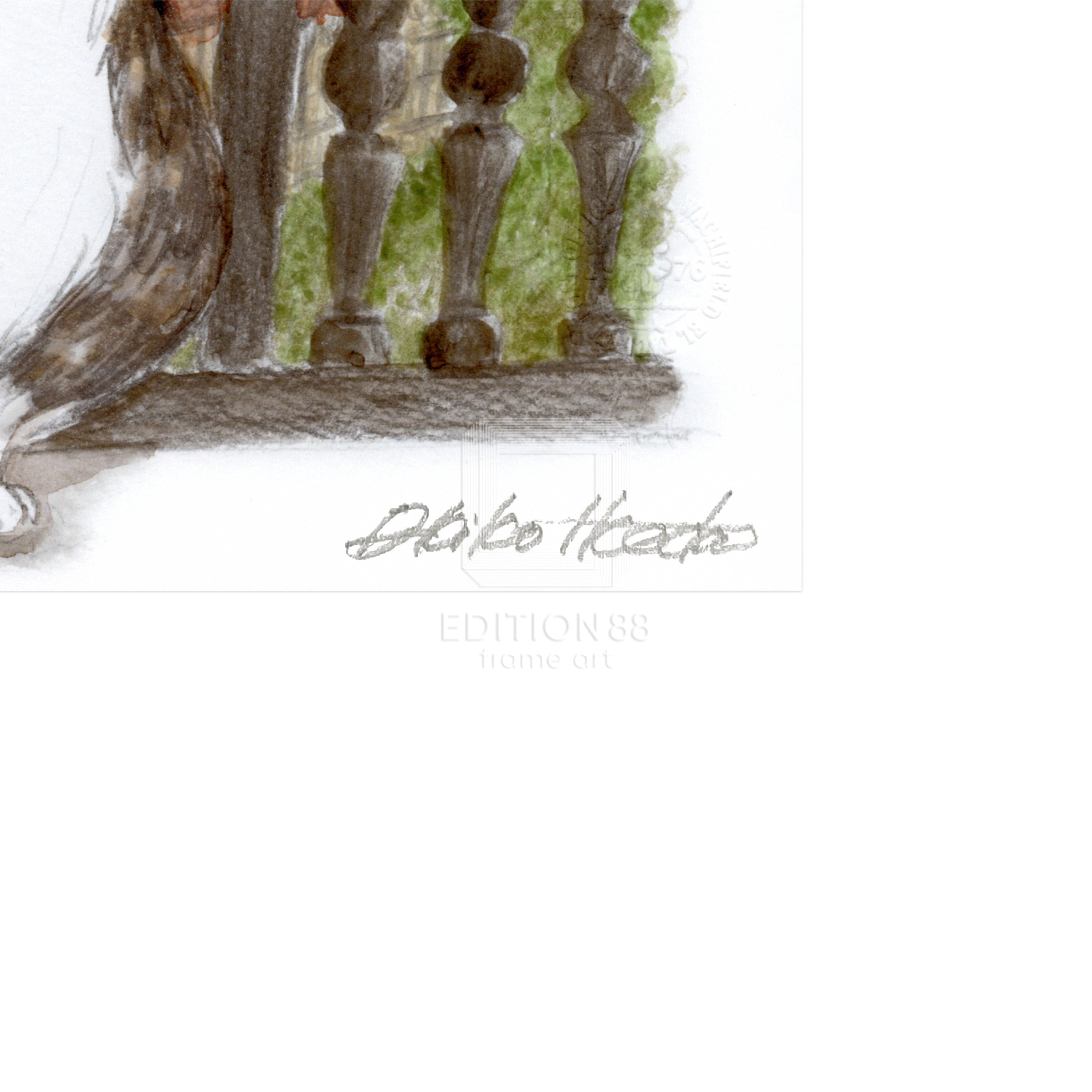 猫のダヤン 88グラフ「ルーマニアの森にはわちふぃーるどの風が吹く」/池田あきこ（直筆サイン入り/限定200枚）