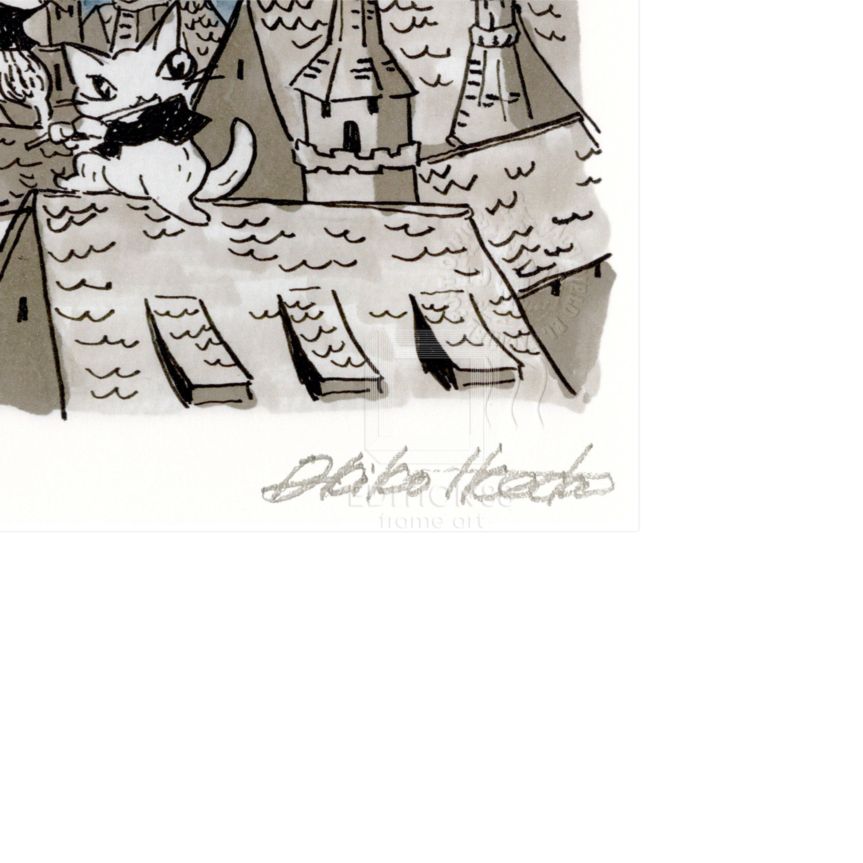 猫のダヤン 88グラフ「百塔の街に捧げる音楽会」/池田あきこ（直筆サイン入り/限定200枚）