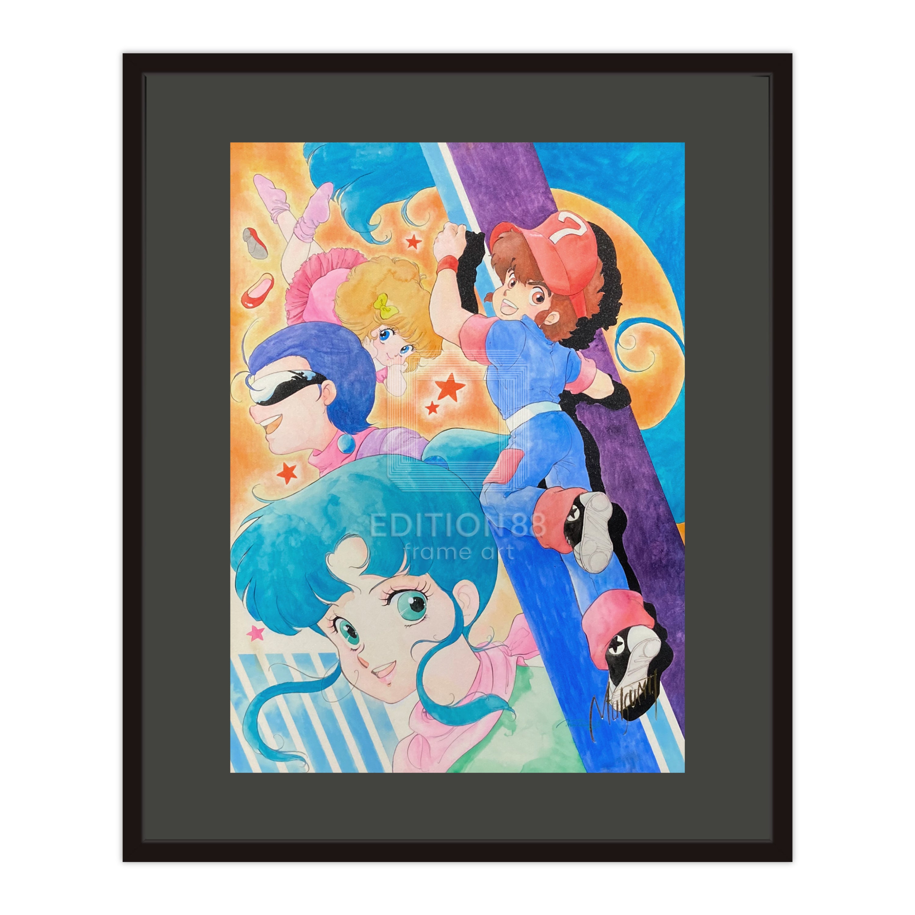 プラレス3四郎」88グラフ2/いのまたむつみ（箔押しサイン入り）