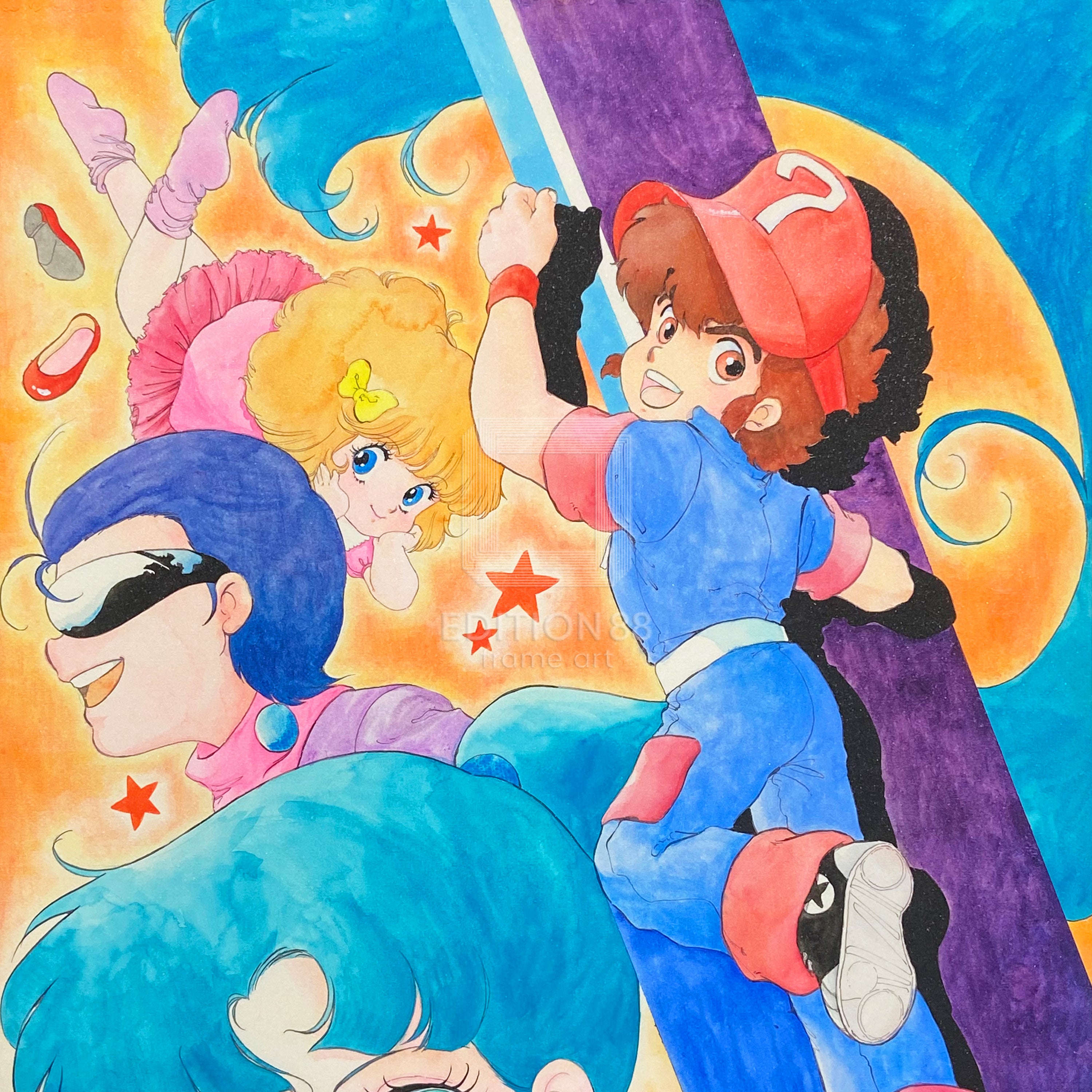 「プラレス3四郎」88グラフ2/いのまたむつみ（箔押しサイン入り）