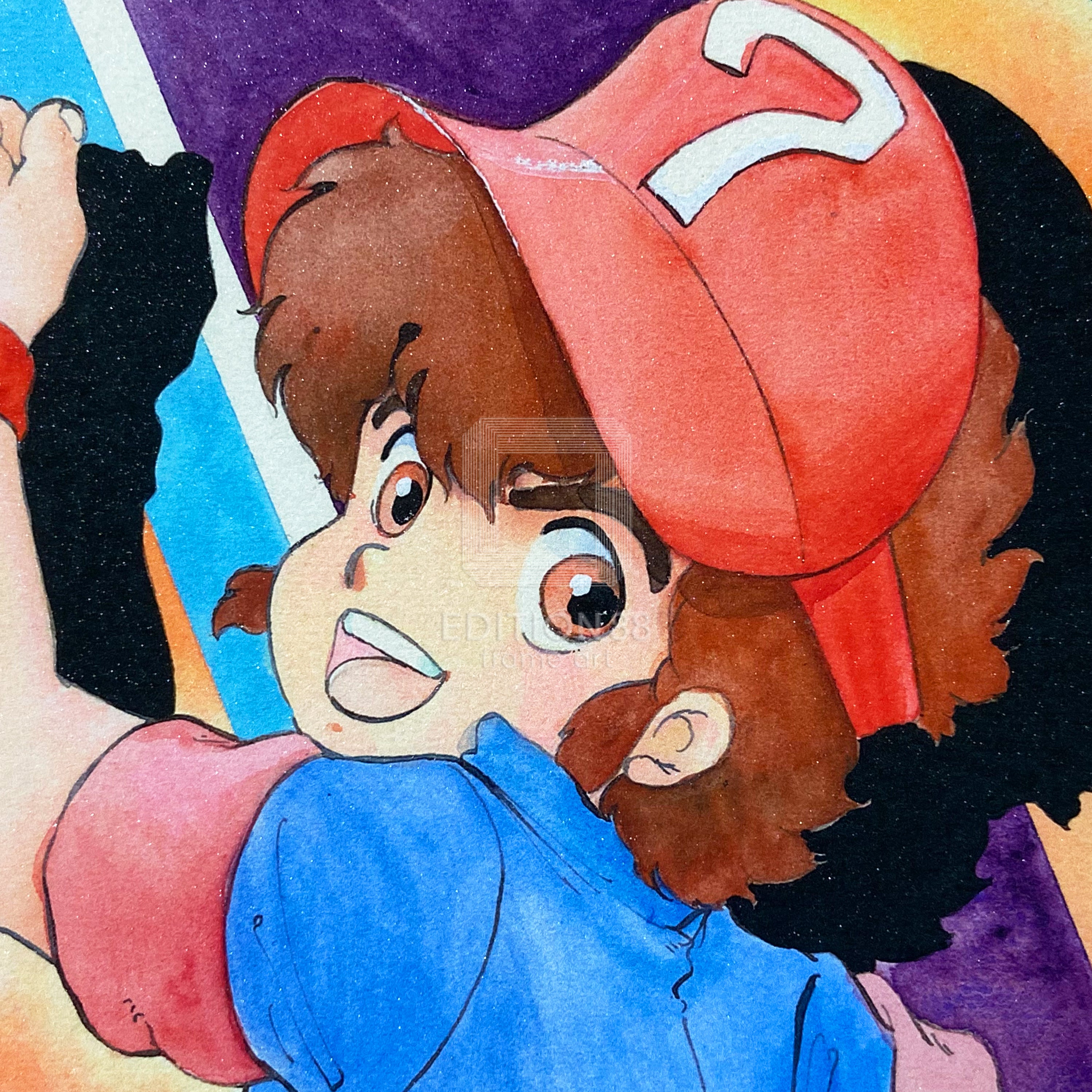 プラレス3四郎」88グラフ2/いのまたむつみ（箔押しサイン入り）