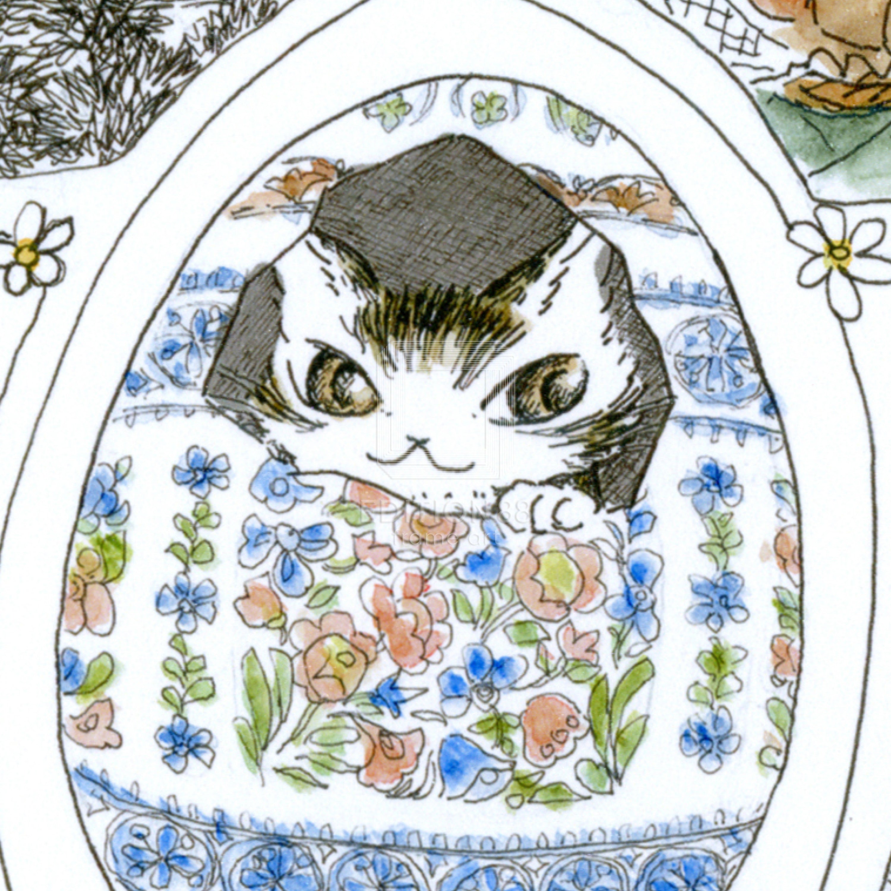 猫のダヤン 88グラフ「プラハのイースター」/池田あきこ（直筆サイン入り/限定200枚）