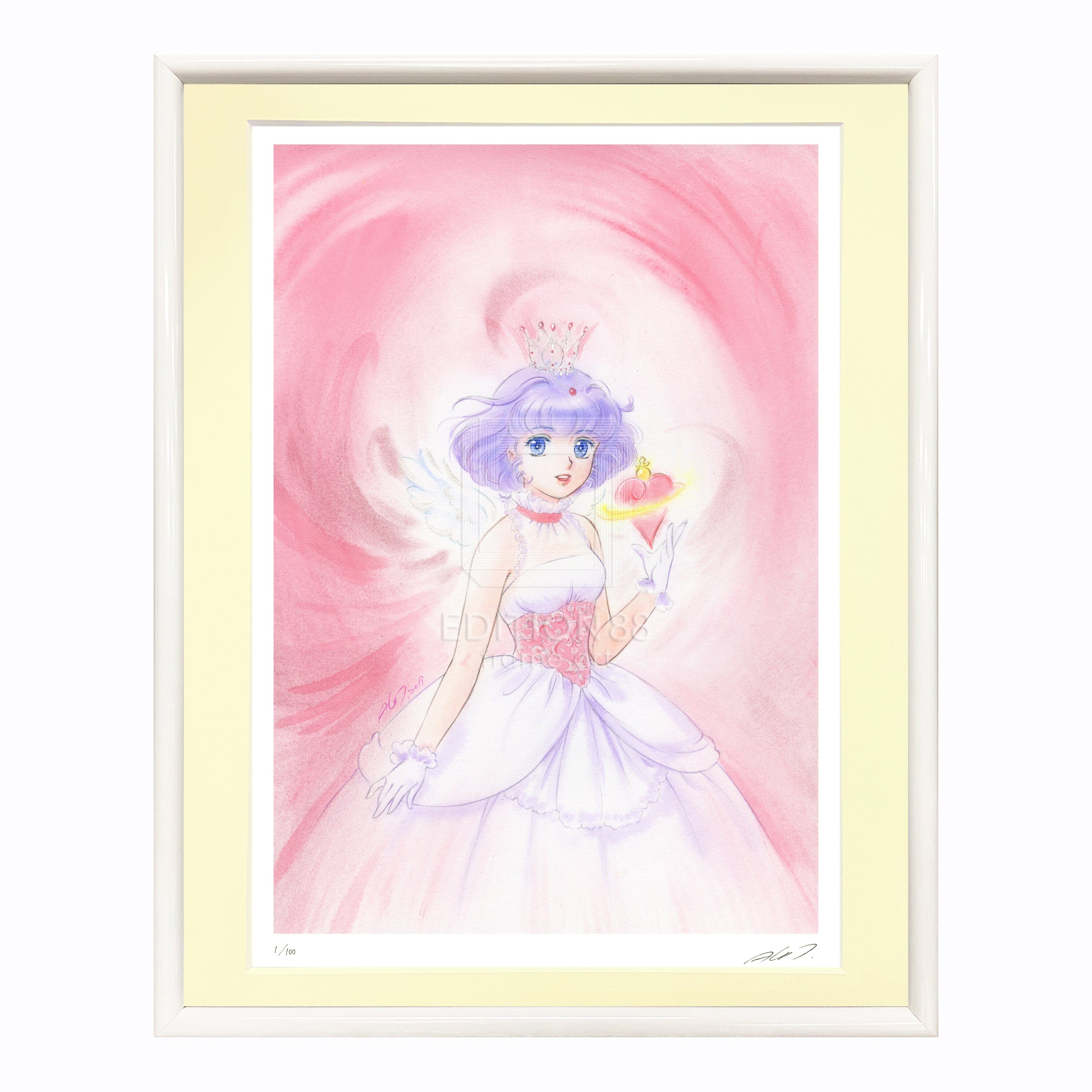 「魔法の天使 クリィミーマミ」88グラフ Pink Coronet /高田明美（直筆サイン入り / 限定100枚） 88グラフ Edition88 