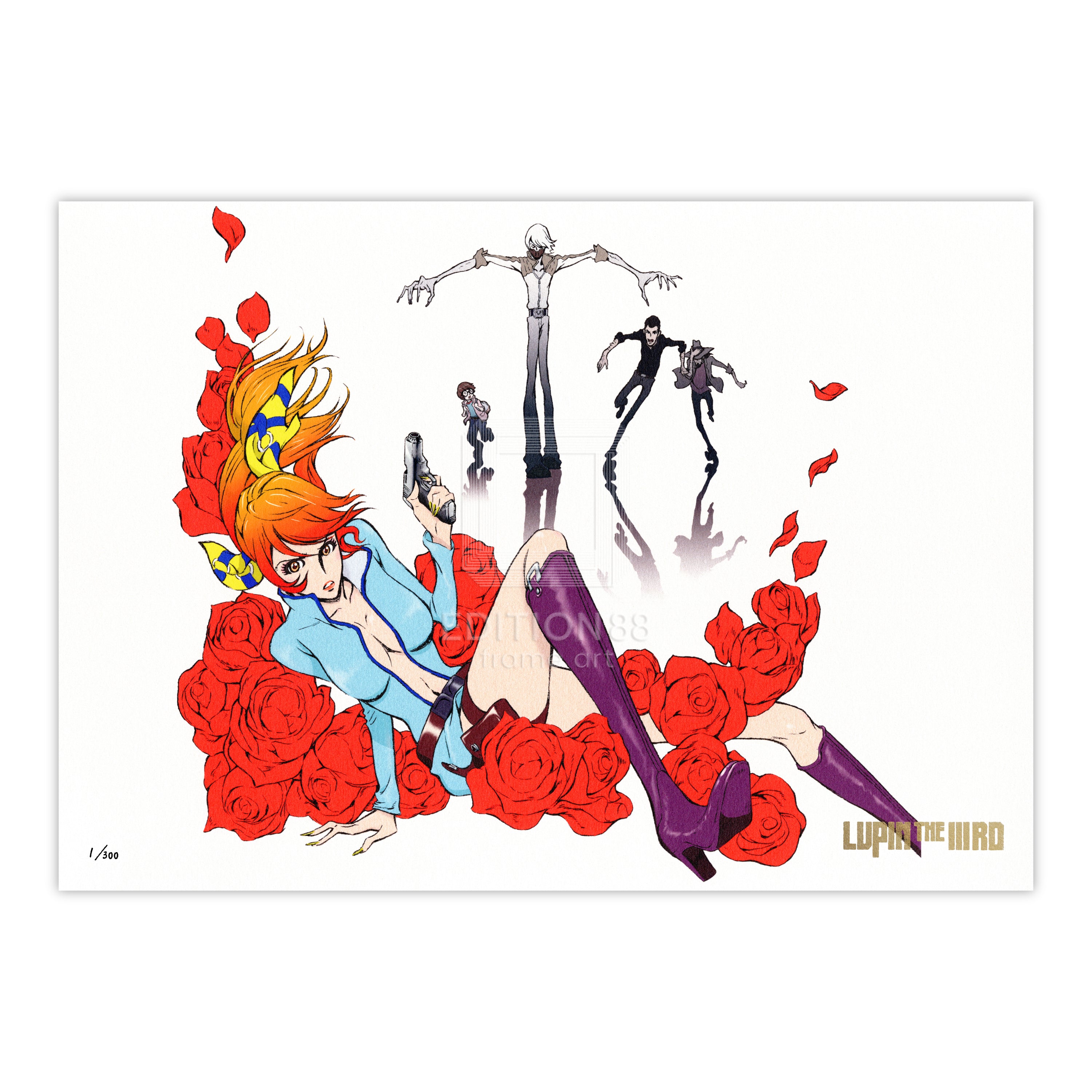 「LUPIN THE ⅢRD」88グラフ4『峰不二子の嘘』(落款入り/限定300枚)