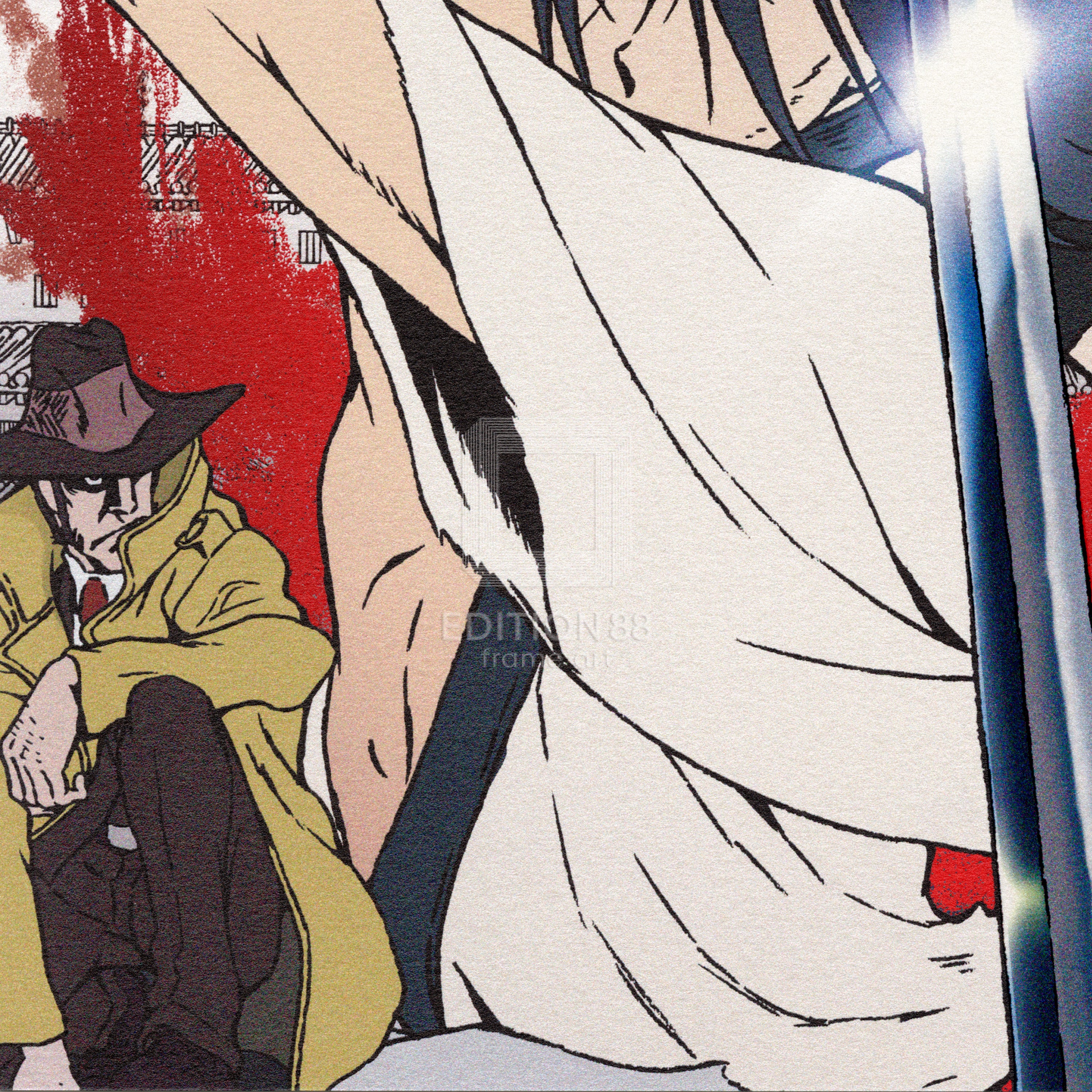 「LUPIN THE ⅢRD」88グラフ3『血煙の石川五ェ門』(落款入り/限定300枚)
