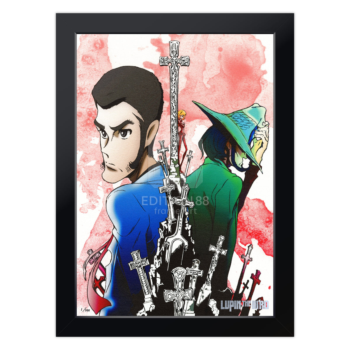 LUPIN THE ⅢRD」88グラフ2『次元大介の墓標』(落款入り/限定300枚)