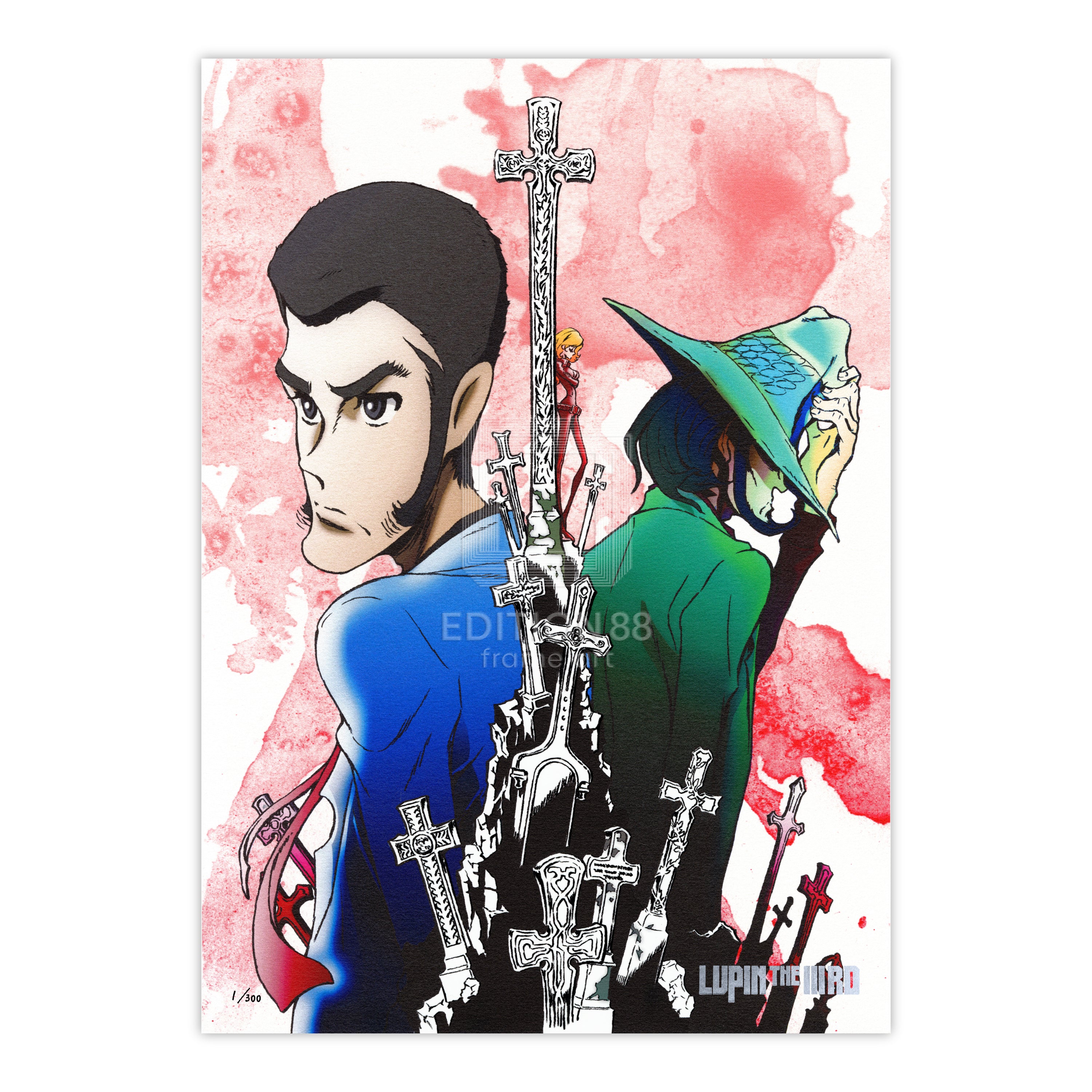 「LUPIN THE ⅢRD」88グラフ2『次元大介の墓標』(落款入り/限定300枚)