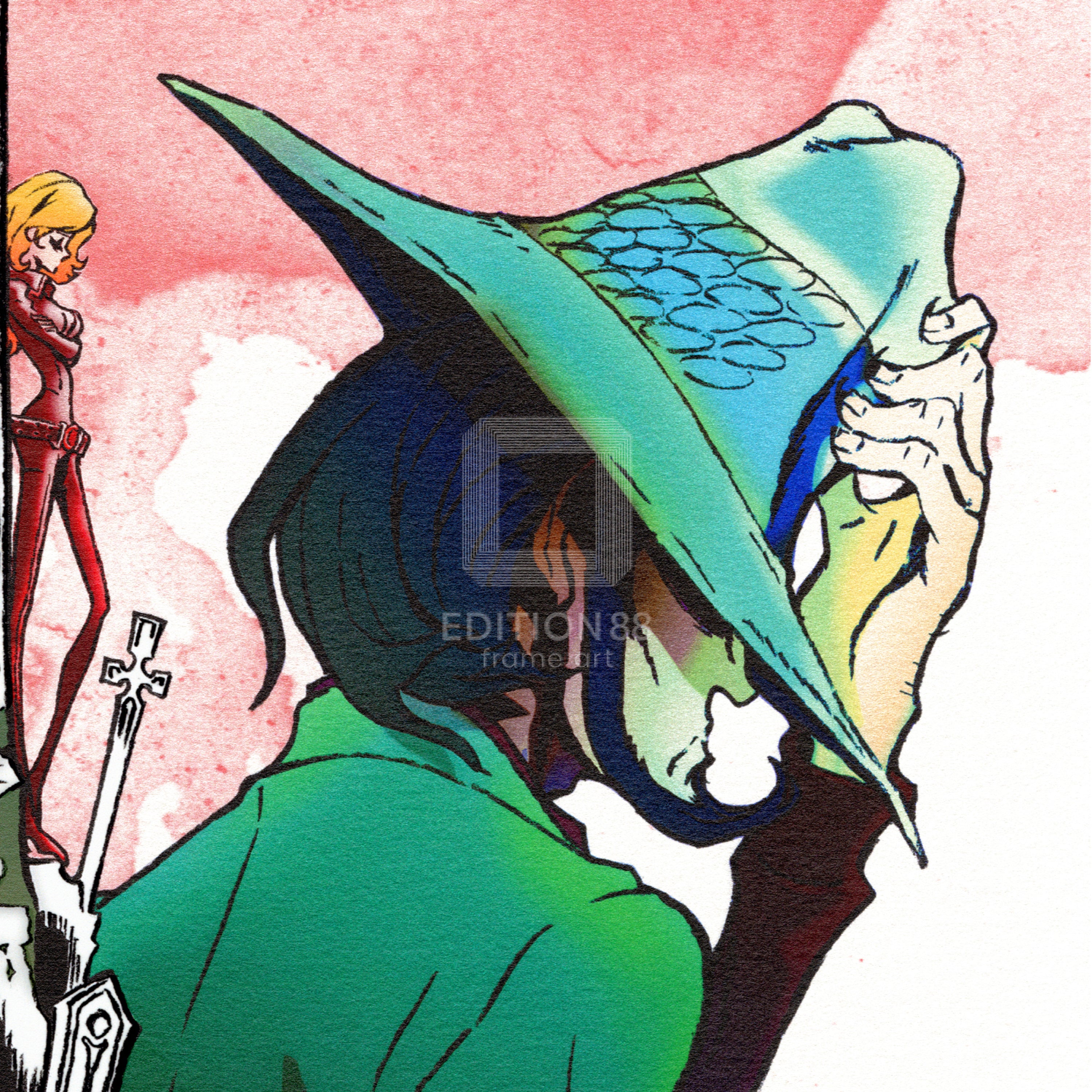 「LUPIN THE ⅢRD」88グラフ2『次元大介の墓標』(落款入り/限定300枚)