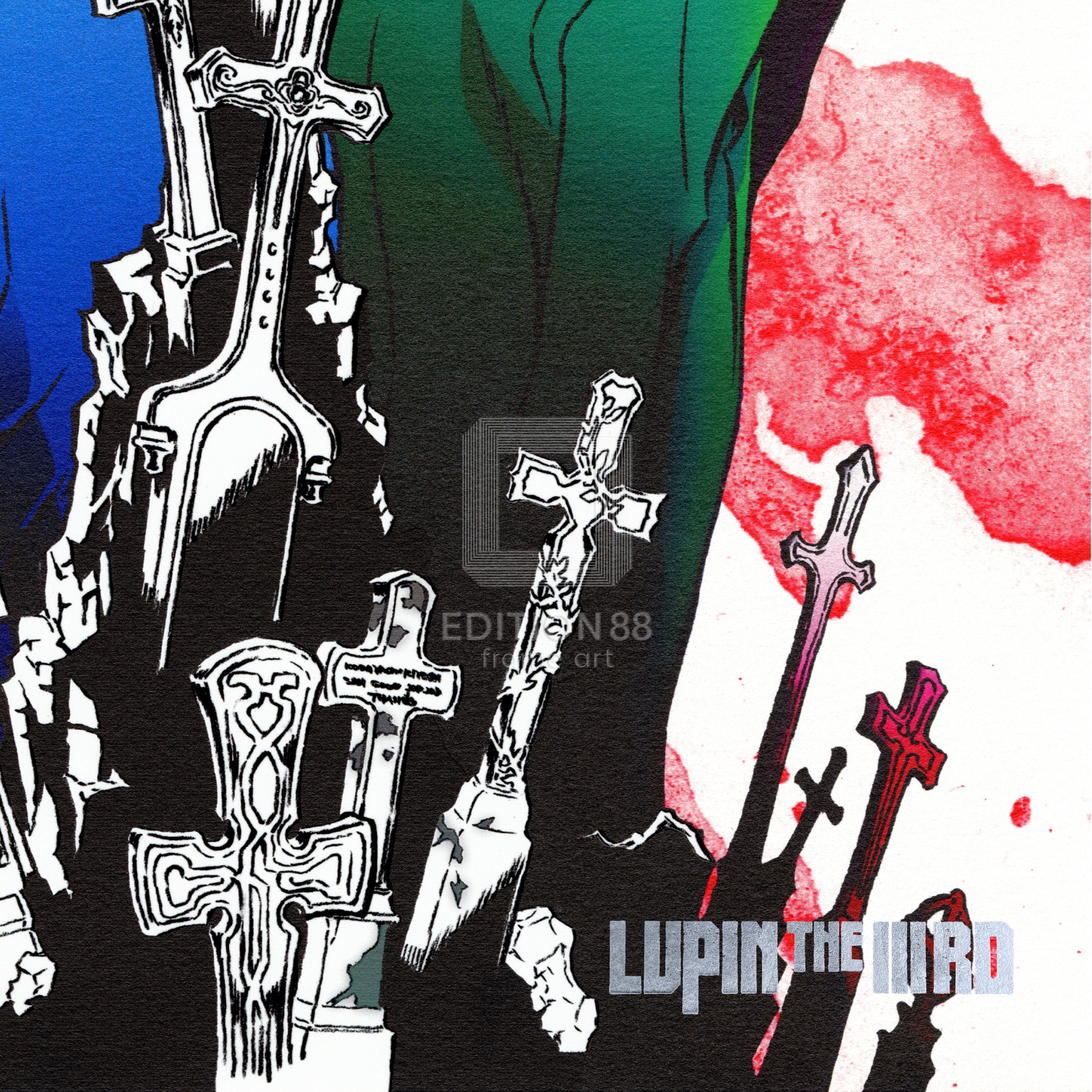 「LUPIN THE ⅢRD」88グラフ2『次元大介の墓標』(落款入り/限定300枚)